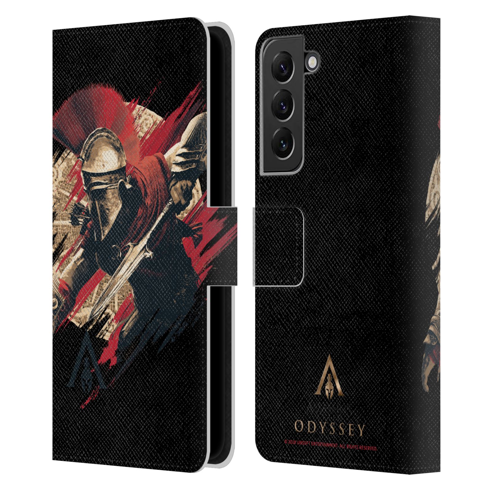 Pouzdro HEAD CASE na mobil Samsung Galaxy S22+ / S22+ 5G  Assassins Creed Odyssey Alexios v boji