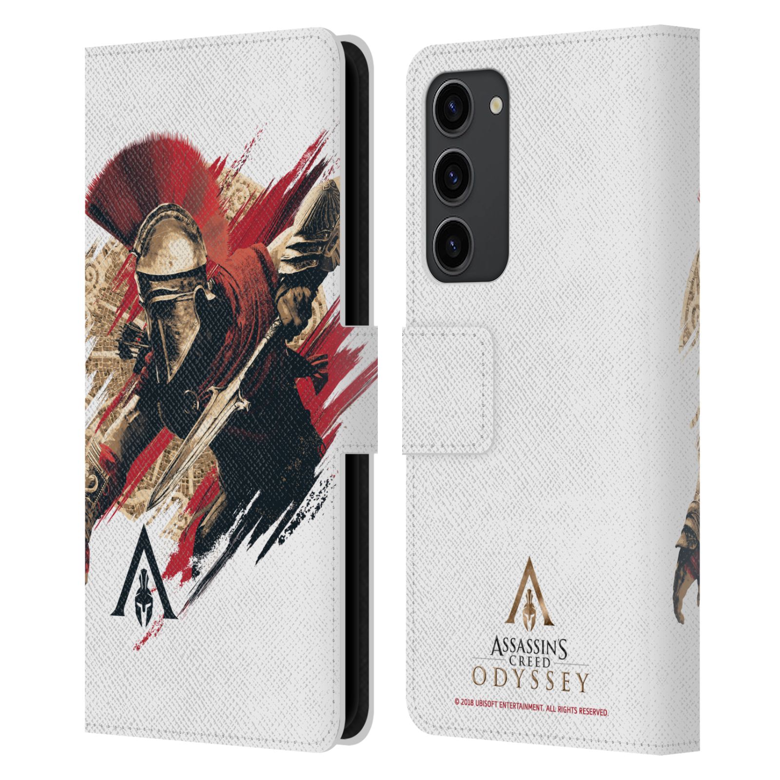 Pouzdro HEAD CASE na mobil Samsung Galaxy S23+  Assassins Creed Odyssey Alexios v boji