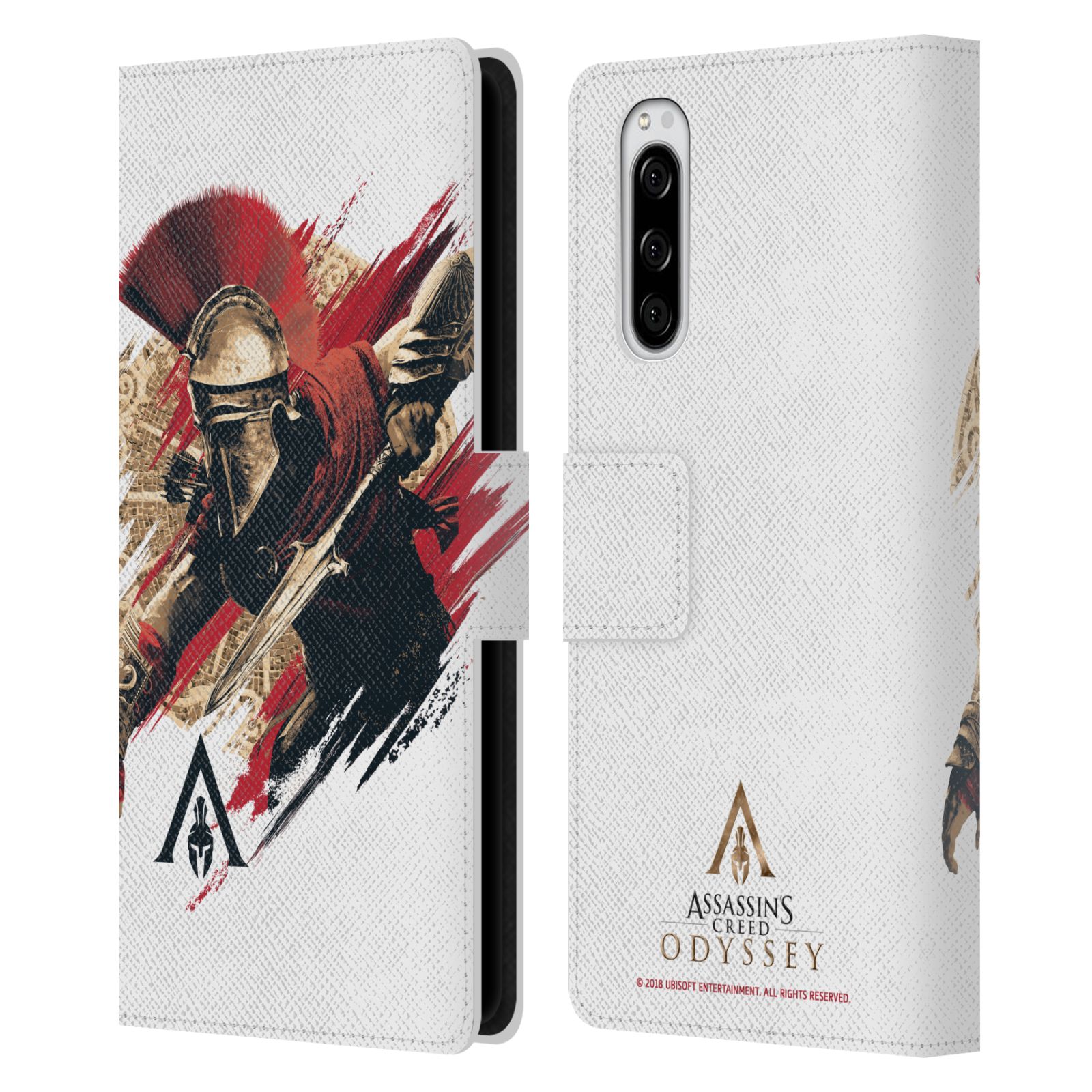 Pouzdro na mobil Sony Xperia 5 - Head Case - Assassins Creed Odyssey Alexios v boji