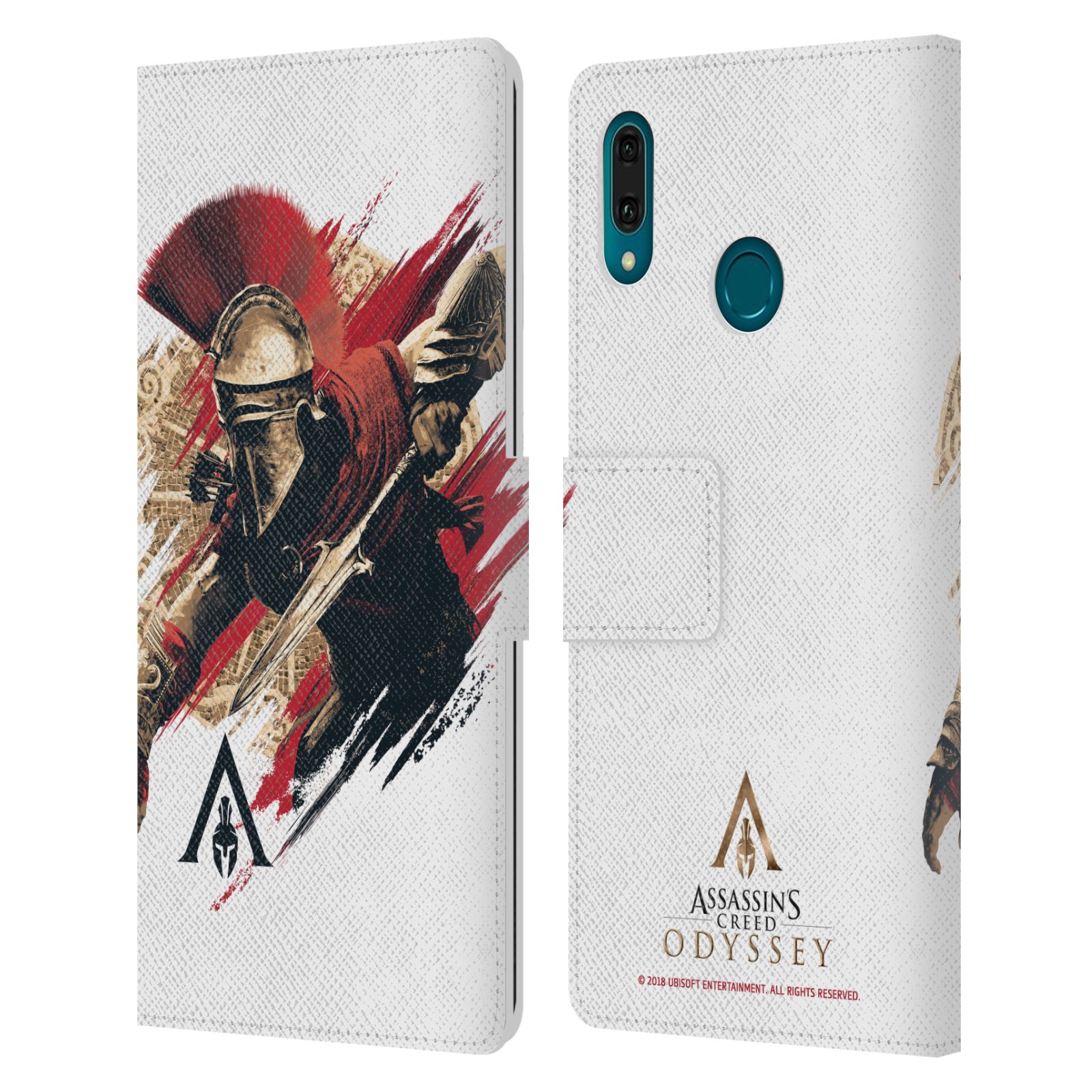 Pouzdro na mobil Huawei Y9 2019 - Head Case - Assassins Creed Odyssey Alexios v boji