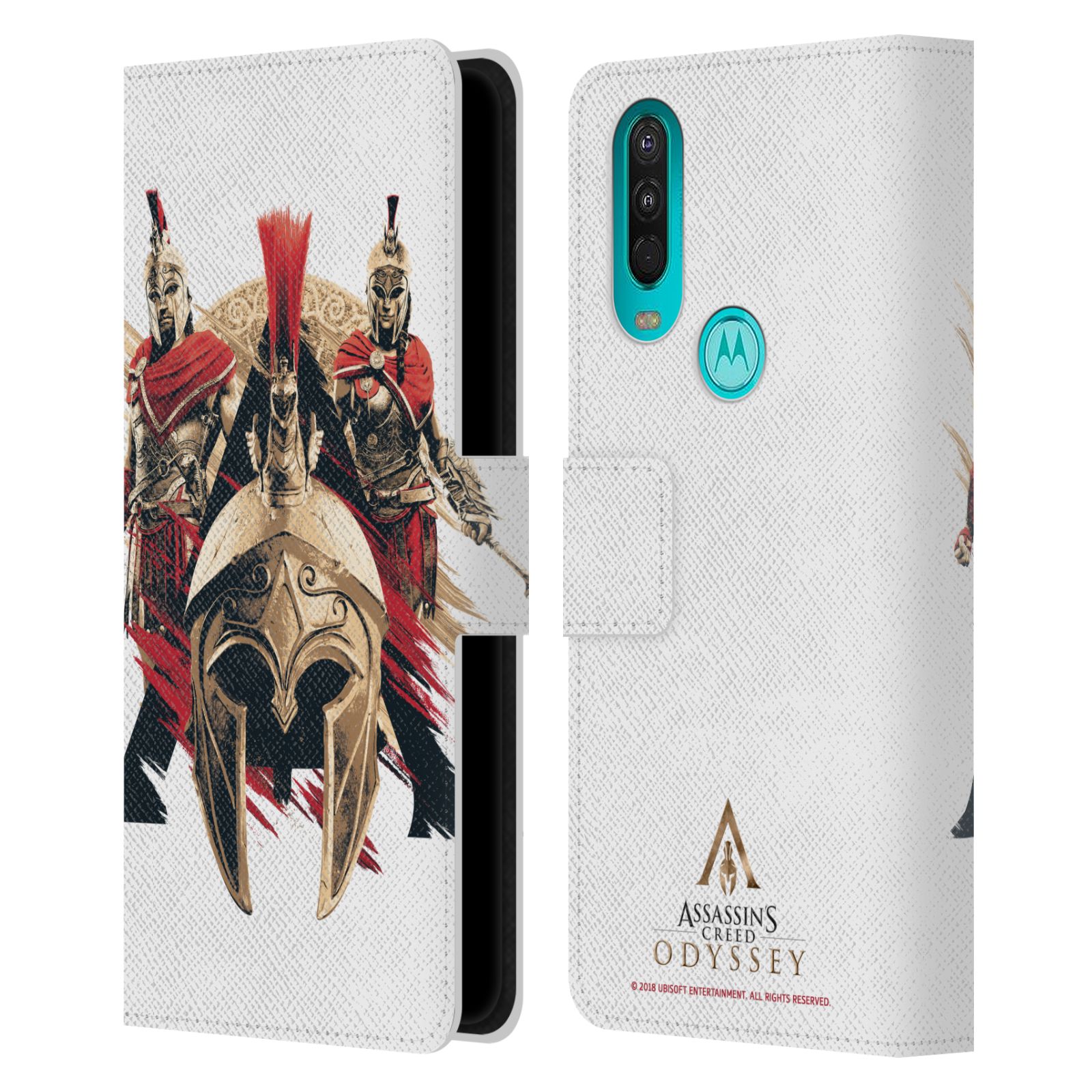 Pouzdro HEAD CASE na mobil Motorola One Action  Assassins Creed Odyssey helmice