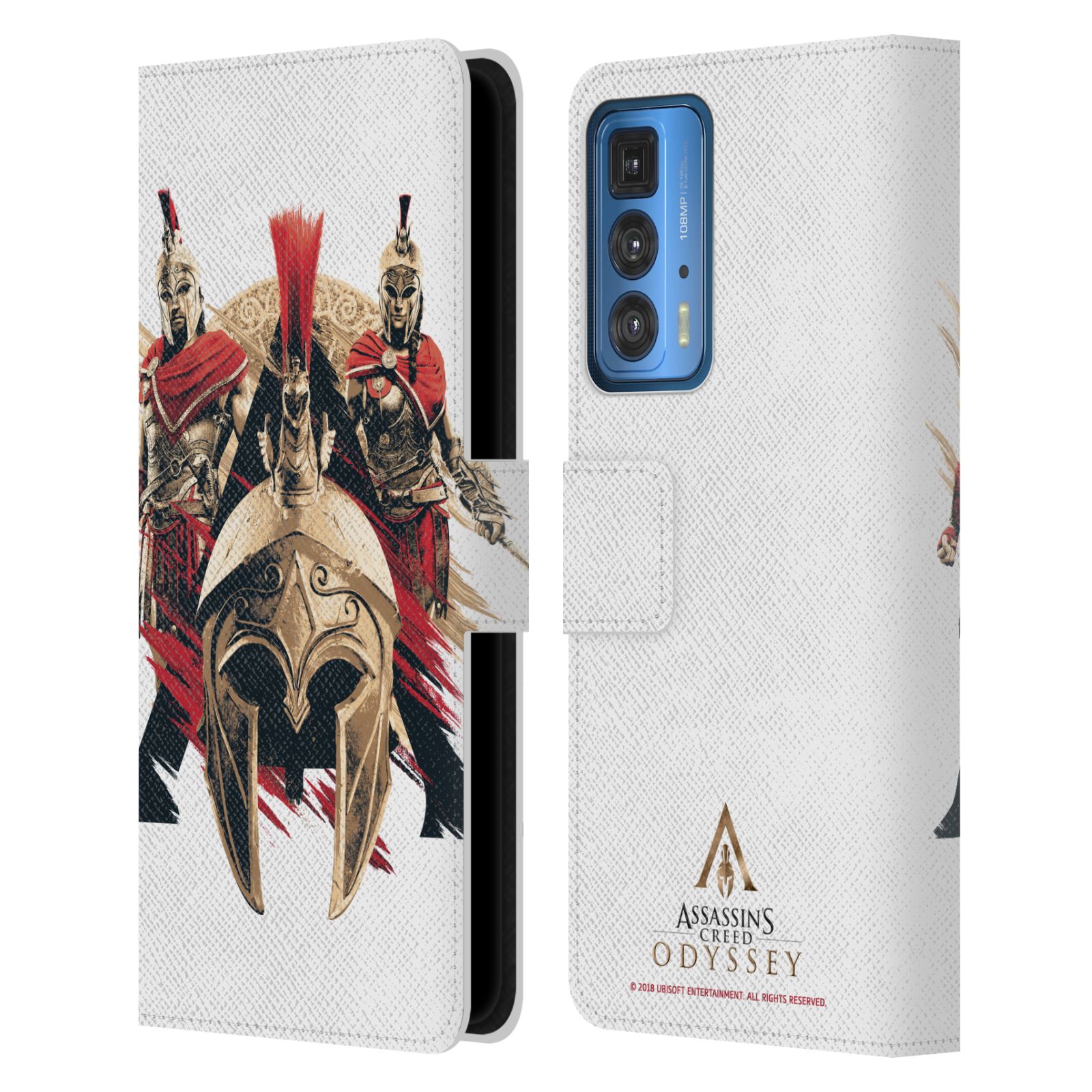 Pouzdro HEAD CASE na mobil Motorola EDGE 20 PRO  Assassins Creed Odyssey helmice