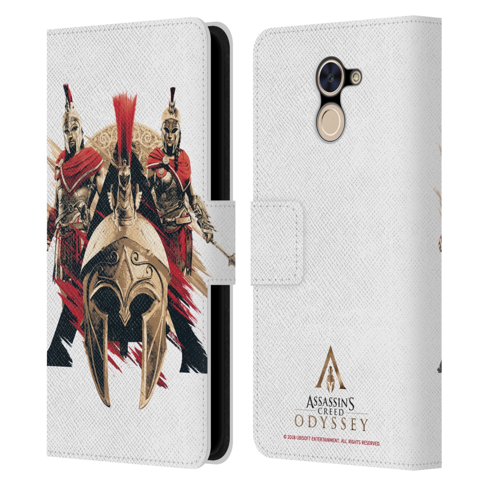 Pouzdro na mobil Huawei Y7 / Y7 Prime - Head Case - Assassins Creed Odyssey helmice