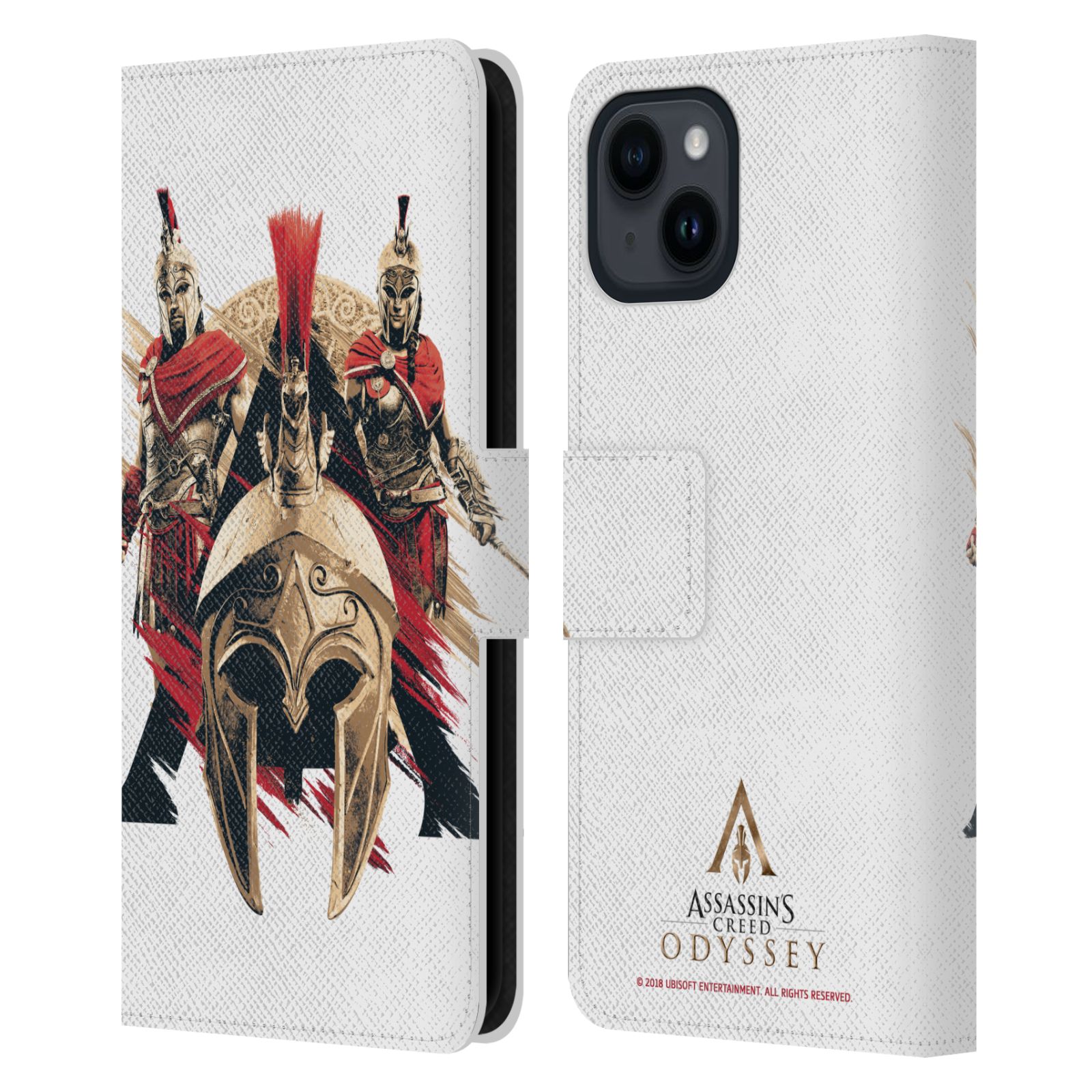 Pouzdro HEAD CASE na mobil Apple Iphone 15  Assassins Creed Odyssey helmice
