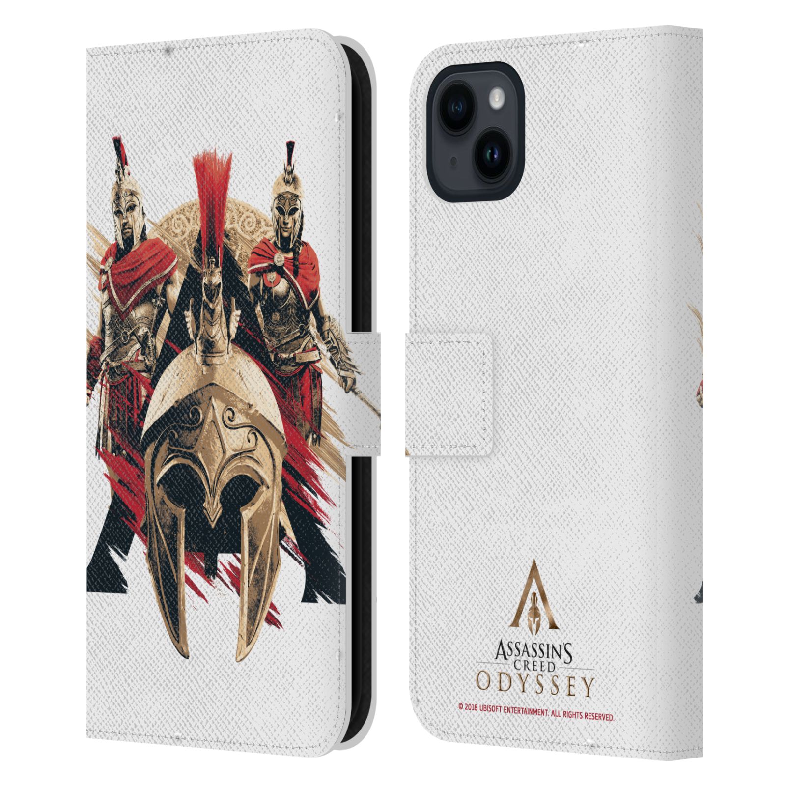 Pouzdro HEAD CASE na mobil Apple Iphone 15 PLUS  Assassins Creed Odyssey helmice