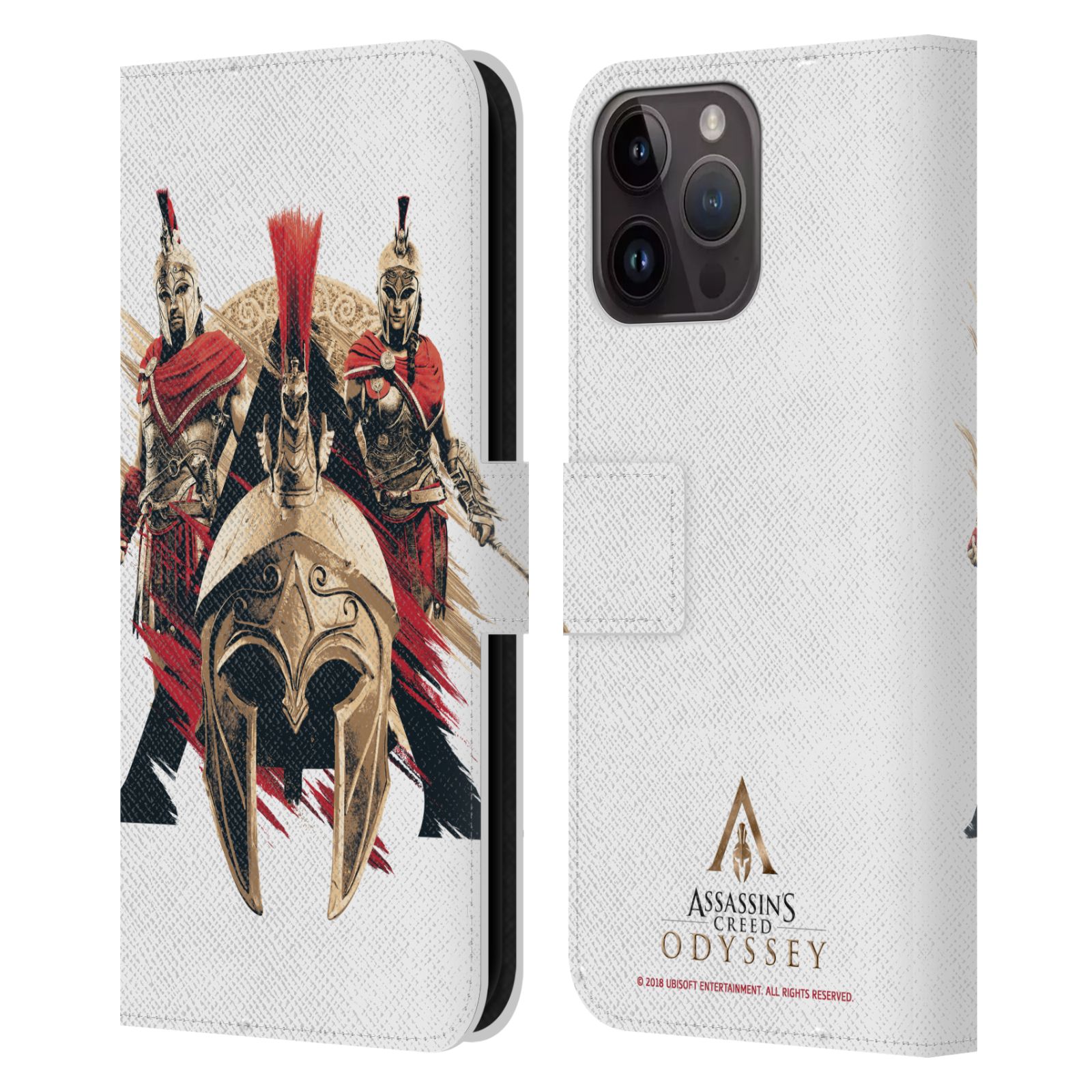 Pouzdro HEAD CASE na mobil Apple Iphone 15 PRO MAX  Assassins Creed Odyssey helmice