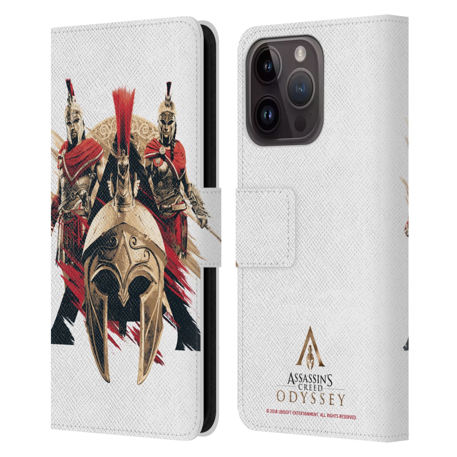 Pouzdro HEAD CASE na mobil Apple Iphone 15 PRO  Assassins Creed Odyssey helmice
