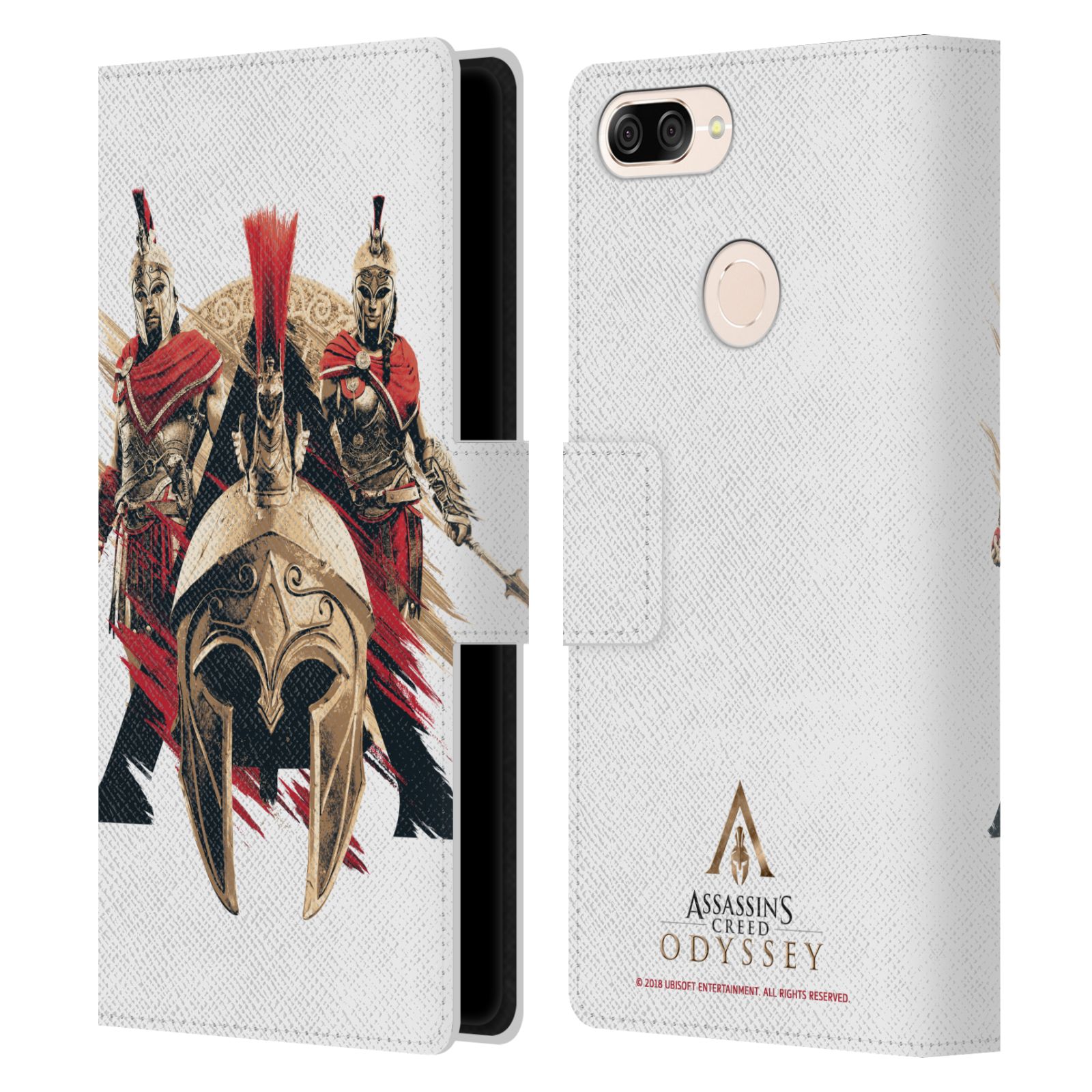 Pouzdro na mobil Asus Zenfone Max Plus (M1) ZB570TL - Head Case - Assassins Creed Odyssey helmice