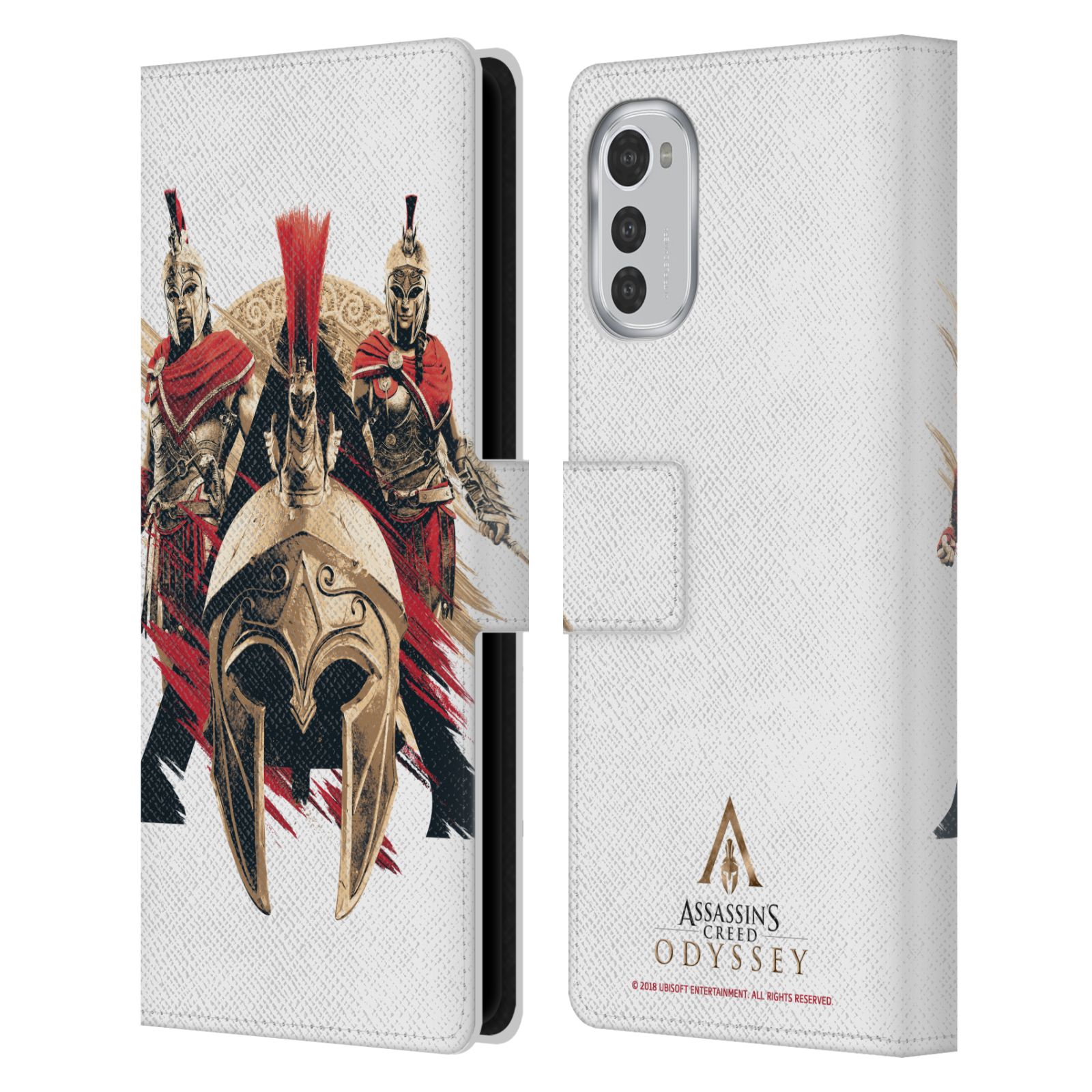 Pouzdro HEAD CASE na mobil Motorola Moto E32 / E32s  Assassins Creed Odyssey helmice