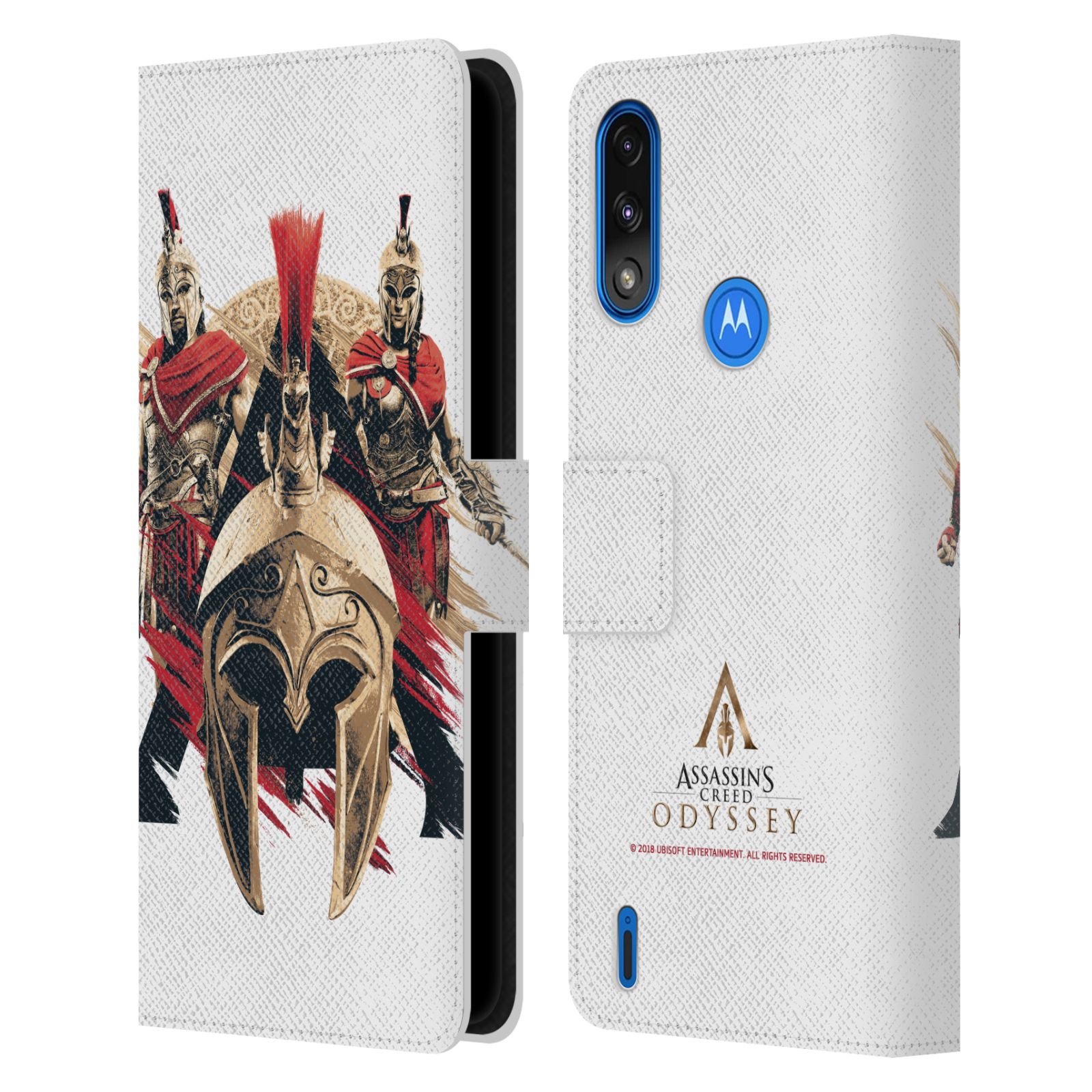 Pouzdro HEAD CASE na mobil Motorola Moto E7 POWER  Assassins Creed Odyssey helmice