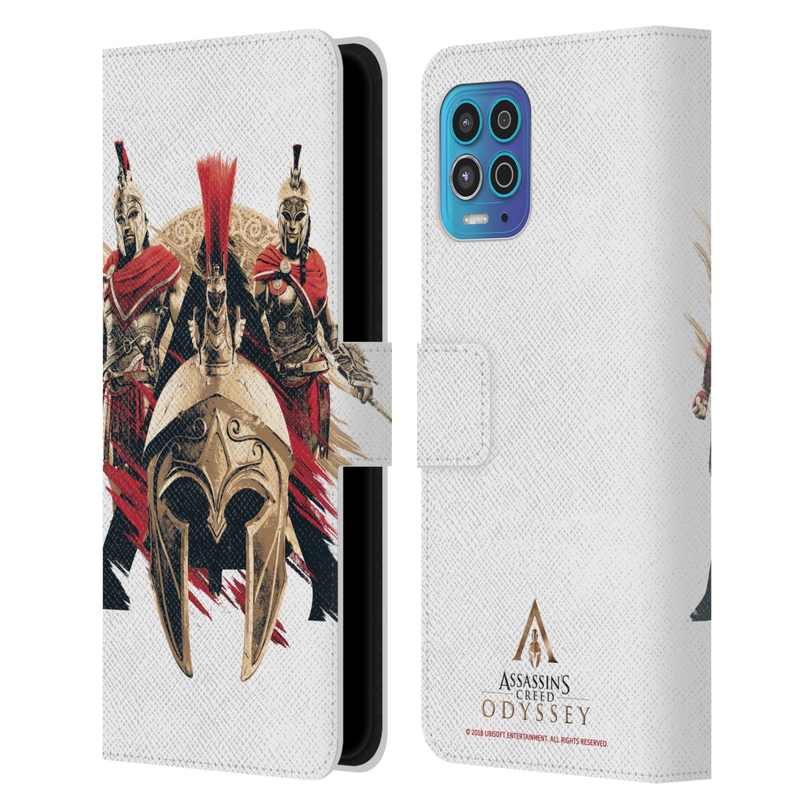 Pouzdro HEAD CASE na mobil Motorola MOTO G100  Assassins Creed Odyssey helmice