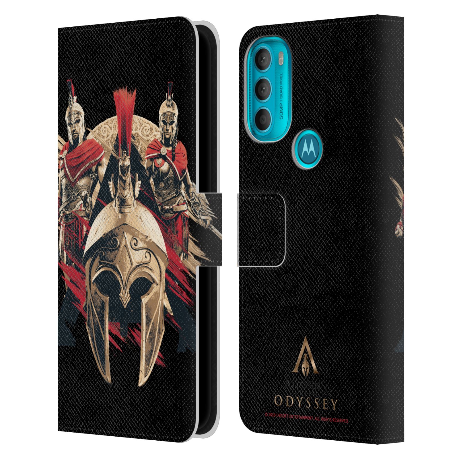 Pouzdro HEAD CASE na mobil Motorola Moto G71 5G  Assassins Creed Odyssey helmice