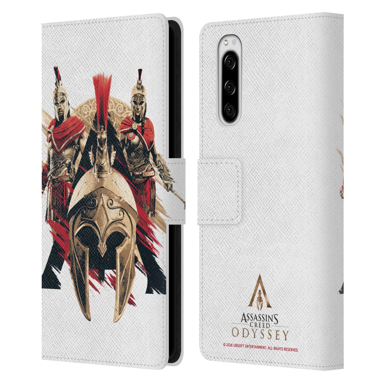 Pouzdro na mobil Sony Xperia 5 - Head Case - Assassins Creed Odyssey helmice