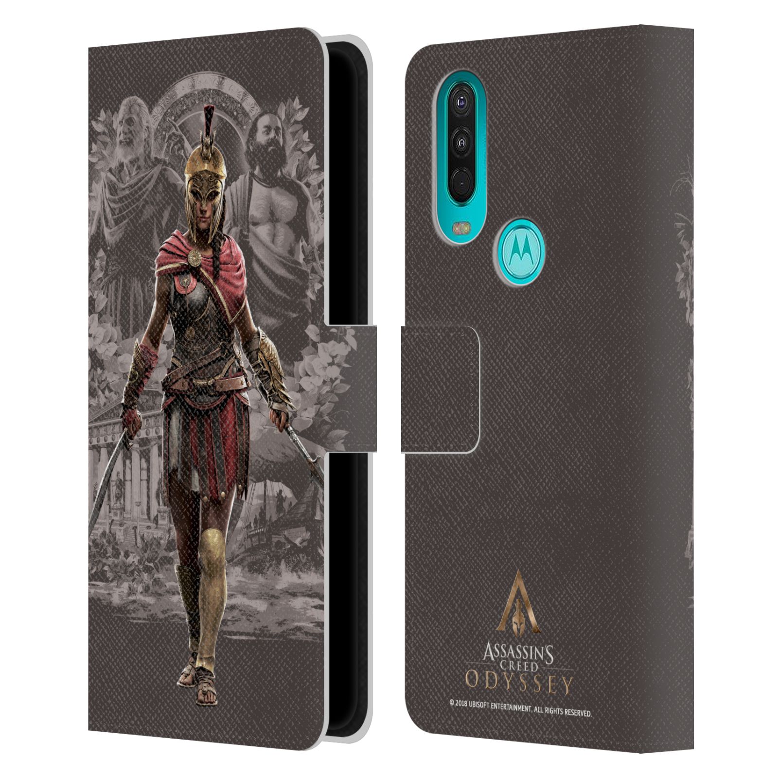 Pouzdro HEAD CASE na mobil Motorola One Action  Assassins Creed Odyssey Kassandra