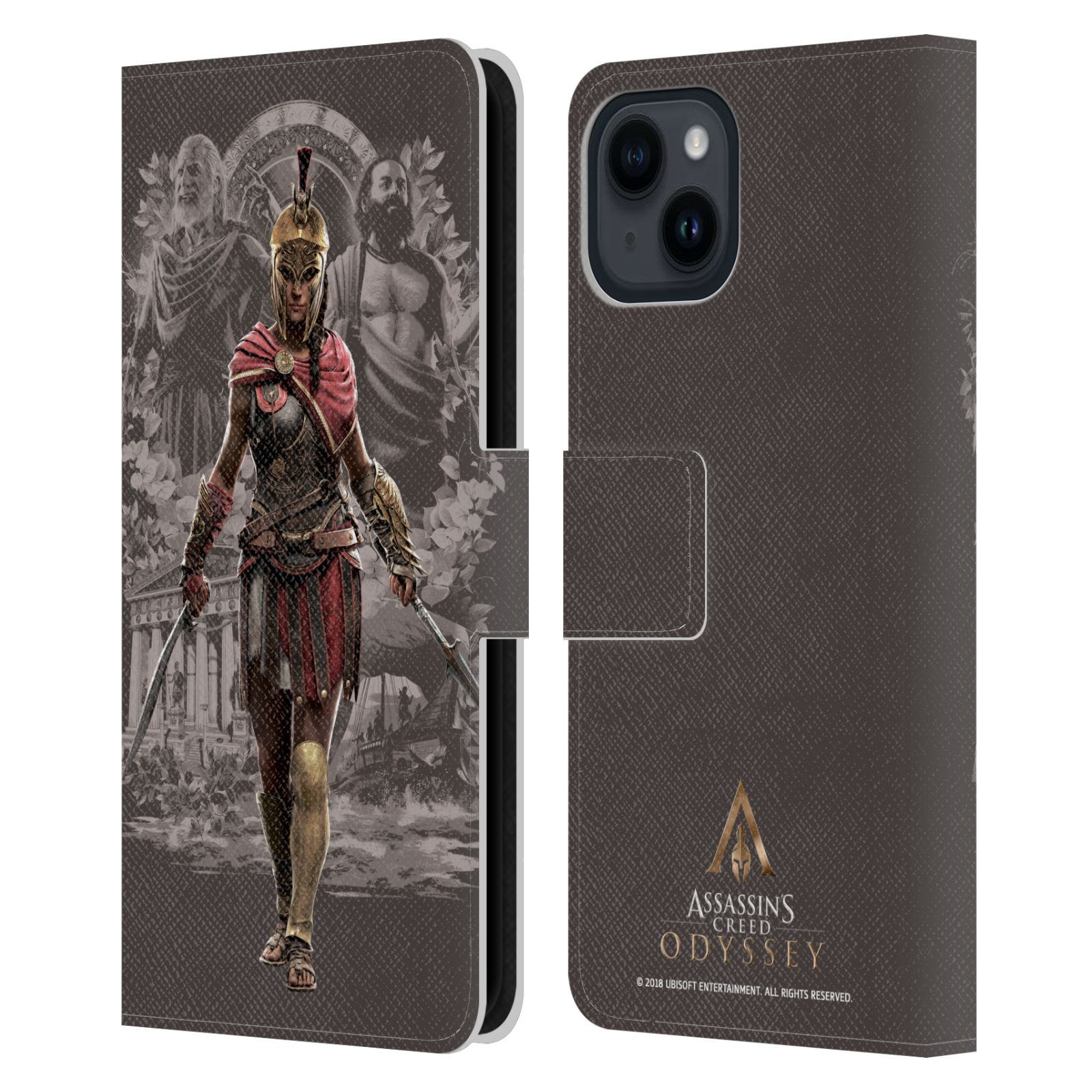 Pouzdro HEAD CASE na mobil Apple Iphone 15  Assassins Creed Odyssey Kassandra