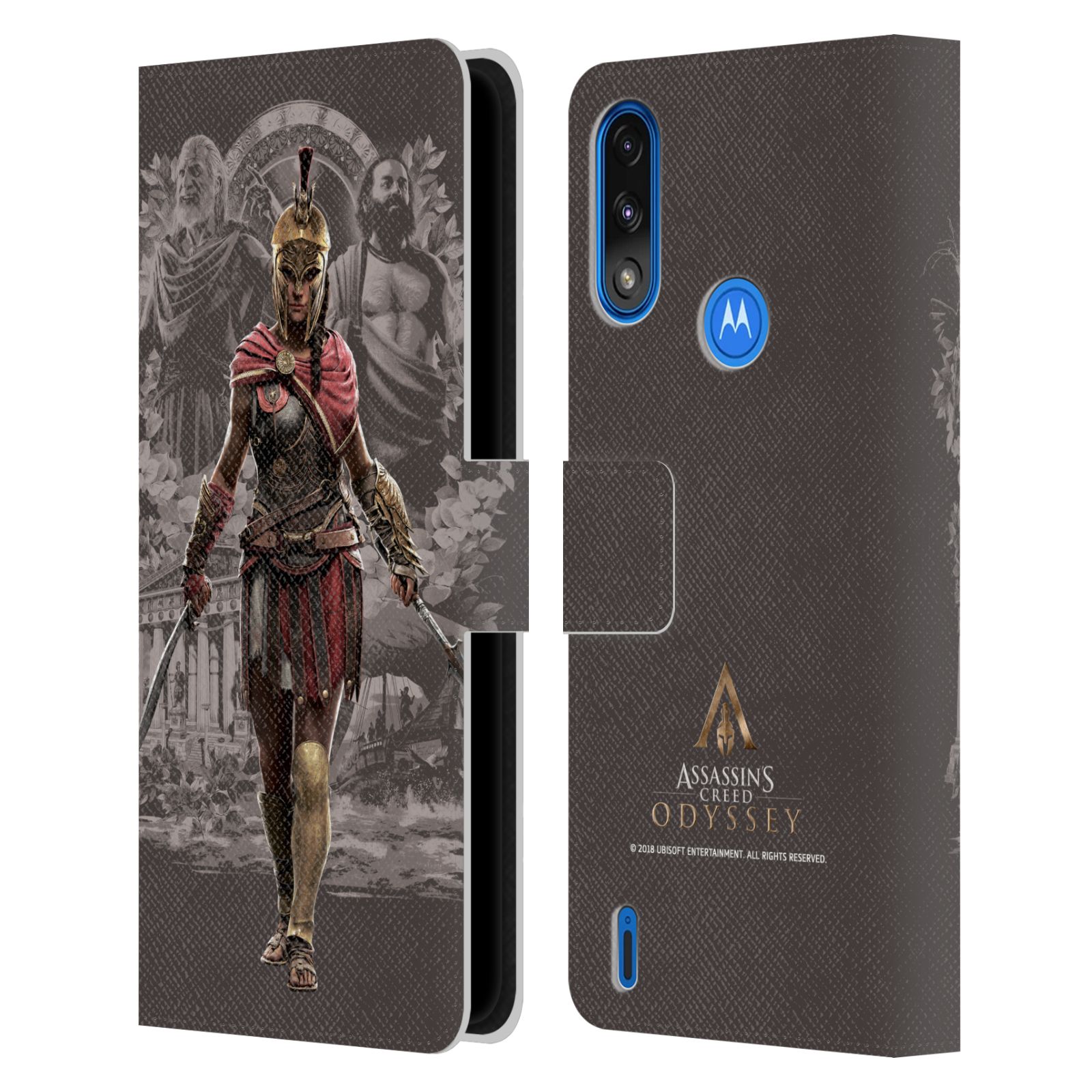 Pouzdro HEAD CASE na mobil Motorola Moto E7 POWER  Assassins Creed Odyssey Kassandra