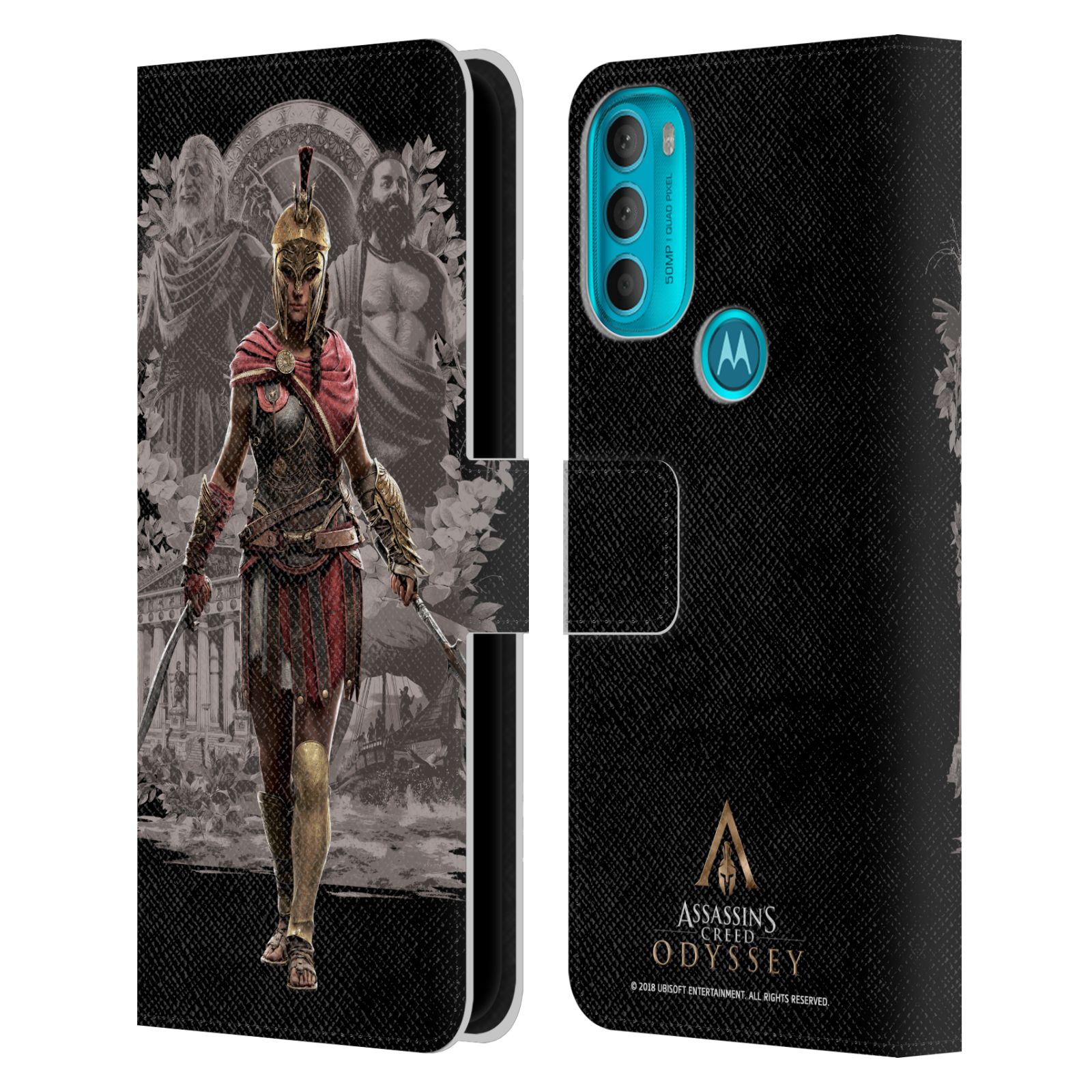 Pouzdro HEAD CASE na mobil Motorola Moto G71 5G  Assassins Creed Odyssey Kassandra