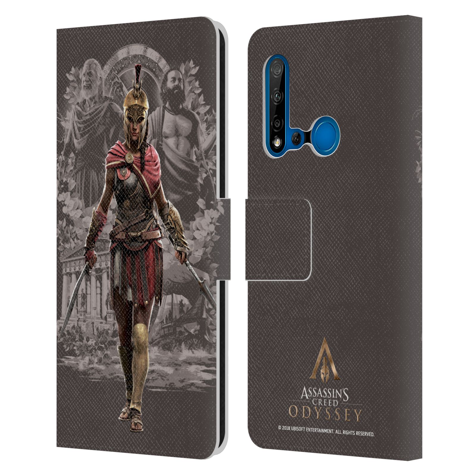 Pouzdro na mobil Huawei P20 LITE 2019 - Head Case - Assassins Creed Odyssey Kassandra