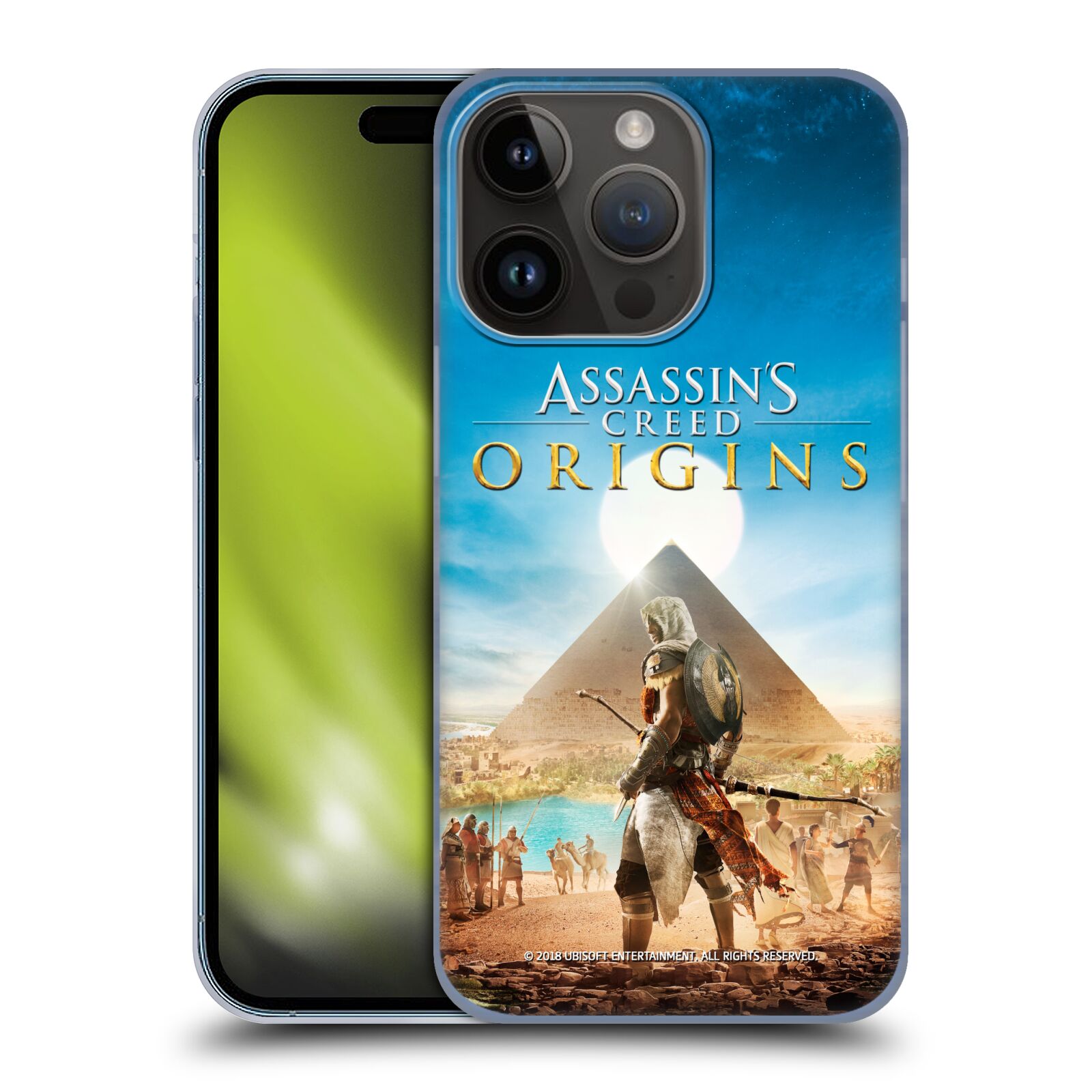 Plastový obal HEAD CASE na mobil Apple Iphone 15 Pro  - Assassin's Creed Origins Bayek