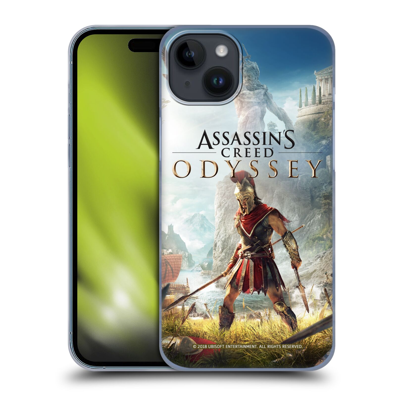 Plastový obal HEAD CASE na mobil Apple Iphone 15 PLUS  - Assassin's Creed Odyssey - Alexios