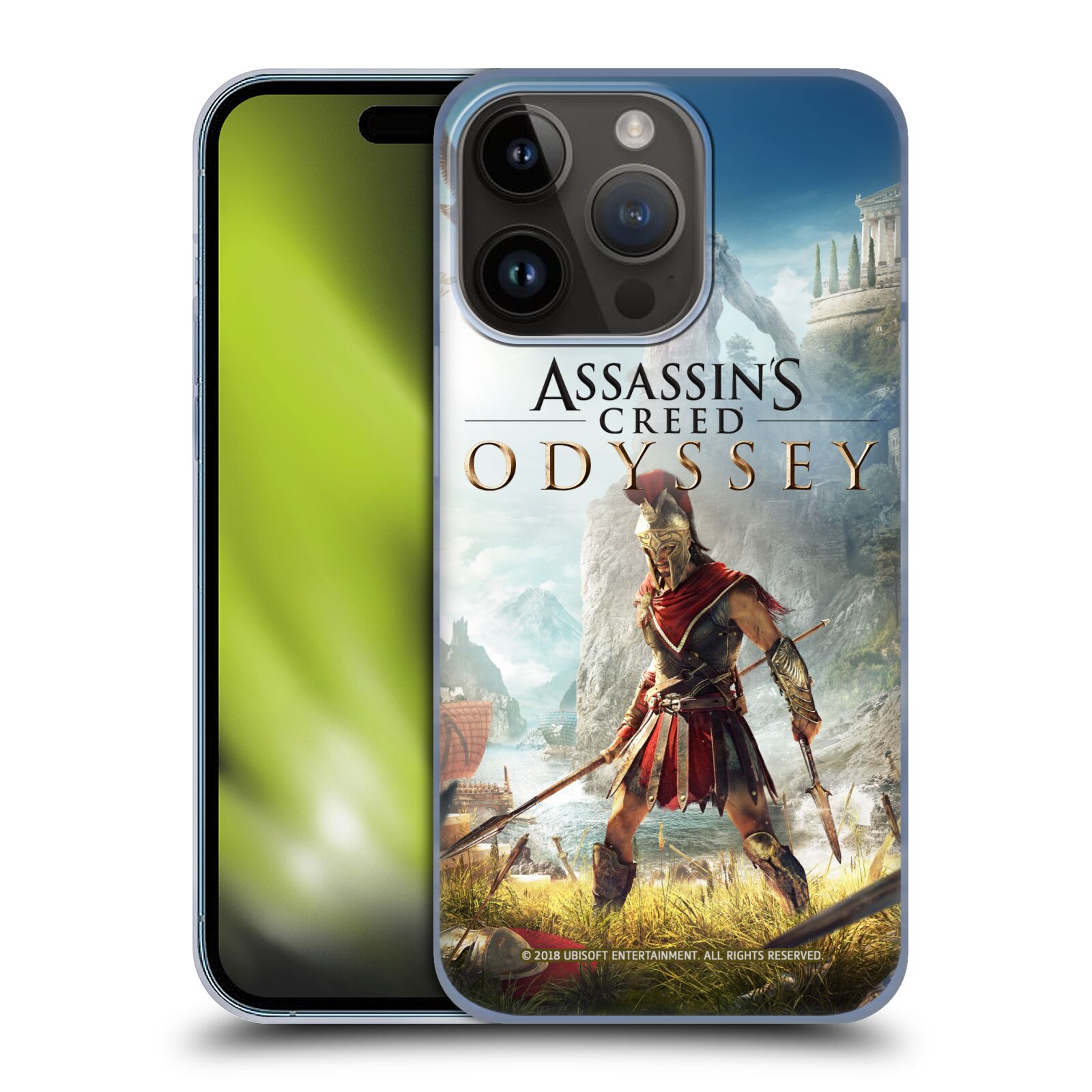 Plastový obal HEAD CASE na mobil Apple Iphone 15 Pro  - Assassin's Creed Odyssey - Alexios