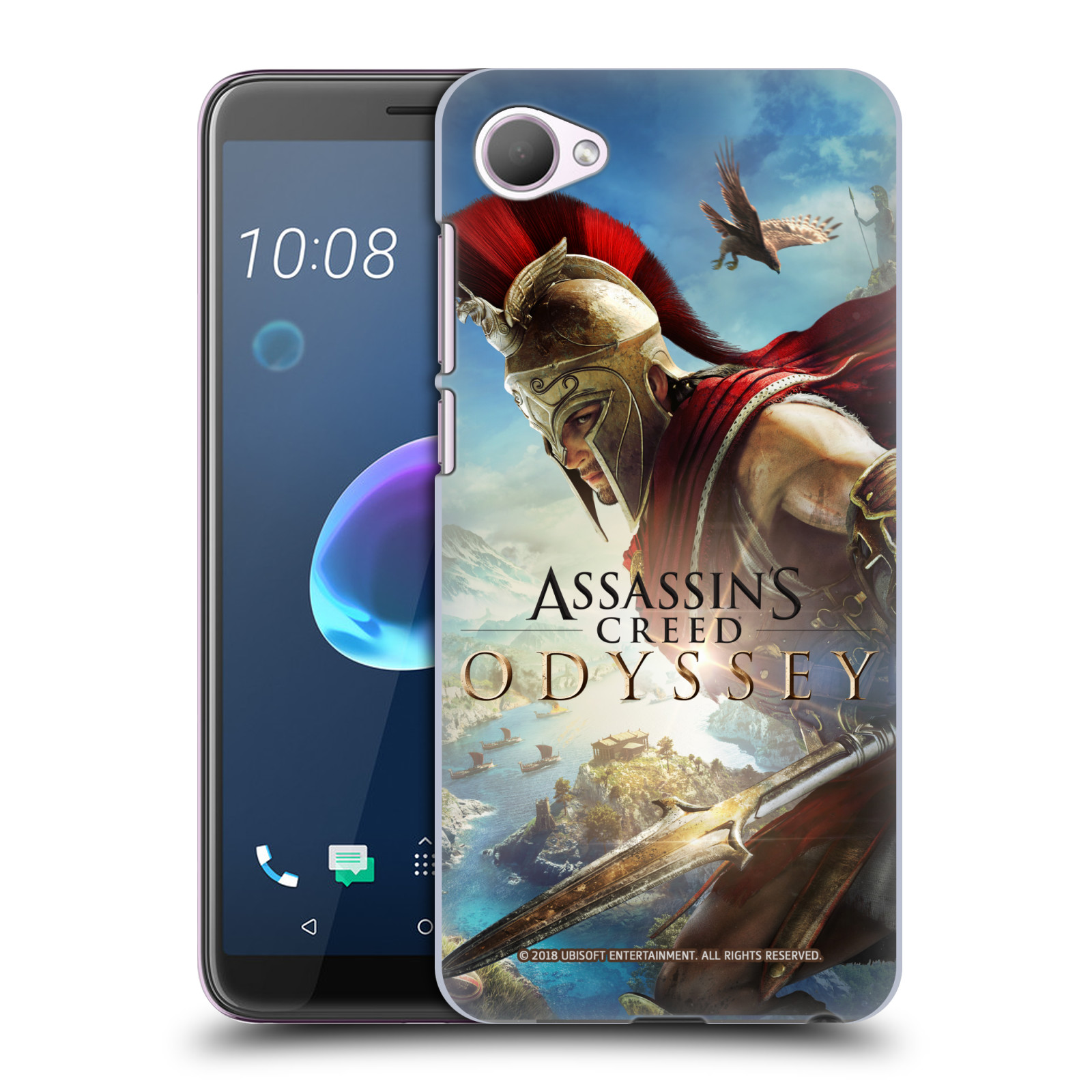 Pouzdro na mobil HTC Desire 12 / Desire 12 DUAL SIM - HEAD CASE - Assassins Creed Odyssey Alexios a Ikaros