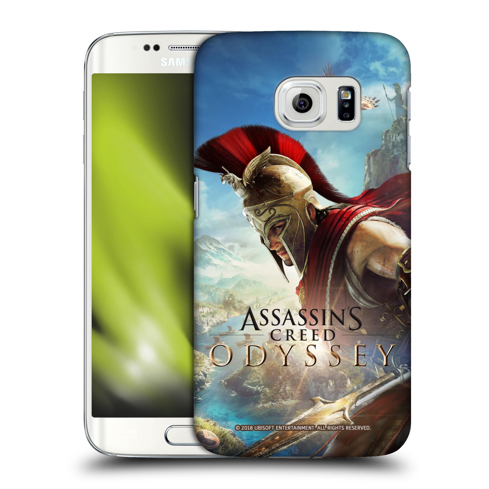 Pouzdro na mobil Samsung Galaxy S6 EDGE - HEAD CASE - Assassins Creed Odyssey Alexios a Ikaros