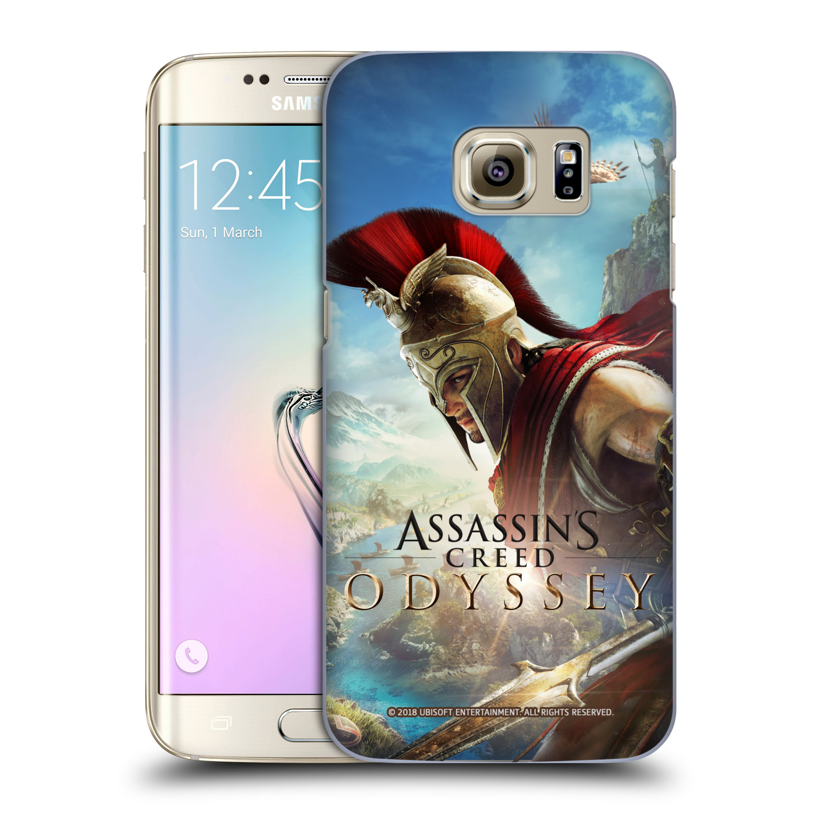 Pouzdro na mobil Samsung Galaxy S7 EDGE - HEAD CASE - Assassins Creed Odyssey Alexios a Ikaros