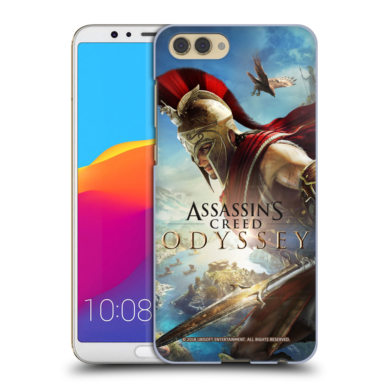 Pouzdro na mobil HONOR View 10 / V10 - HEAD CASE - Assassins Creed Odyssey Alexios a Ikaros
