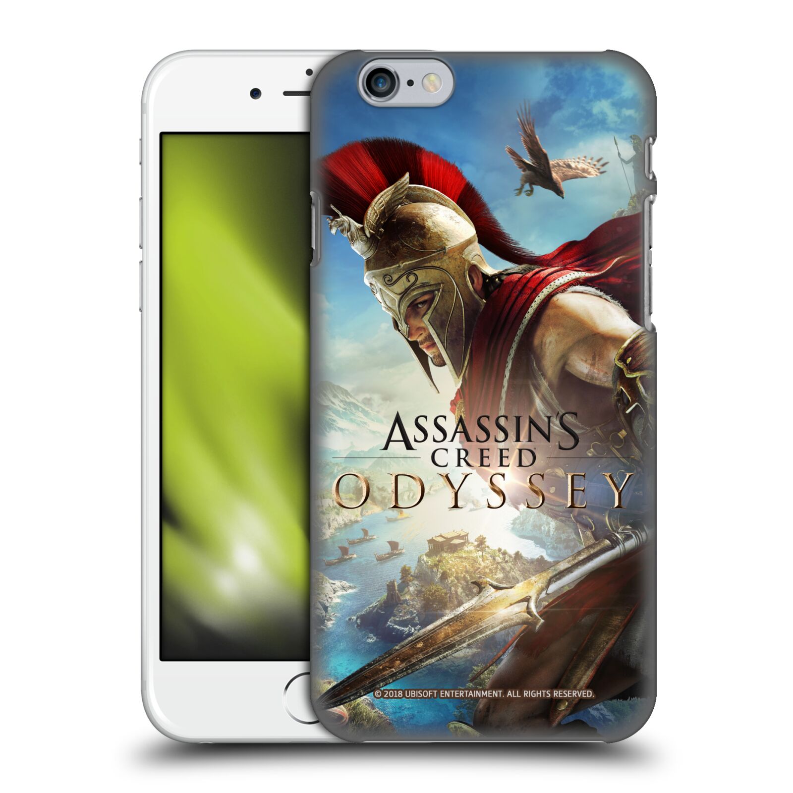 Pouzdro na mobil Apple Iphone 6/6S - HEAD CASE - Assassins Creed Odyssey Alexios a Ikaros