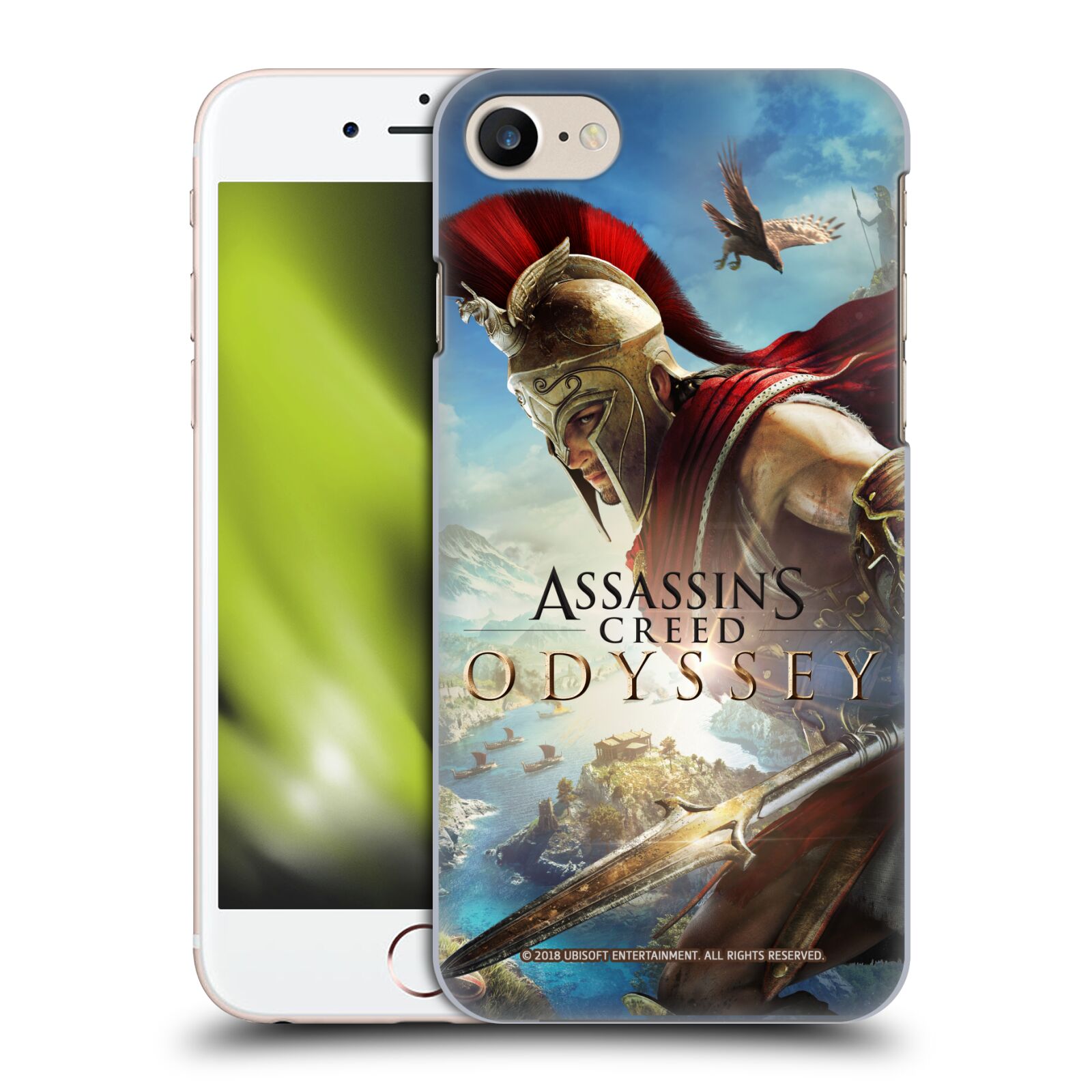 Pouzdro na mobil Apple Iphone 7/8 - HEAD CASE - Assassins Creed Odyssey Alexios a Ikaros