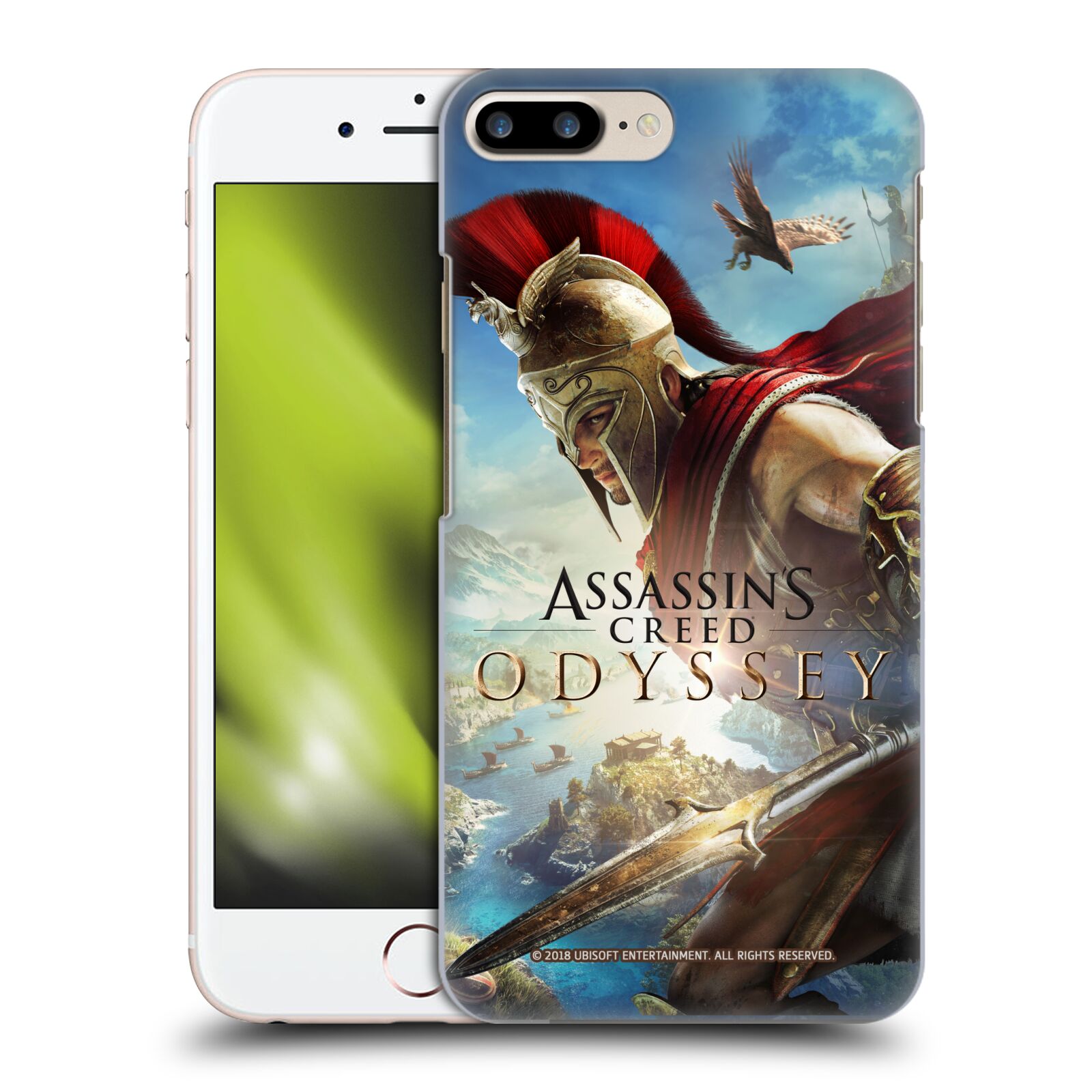 Pouzdro na mobil Apple Iphone 7/8 PLUS - HEAD CASE - Assassins Creed Odyssey Alexios a Ikaros