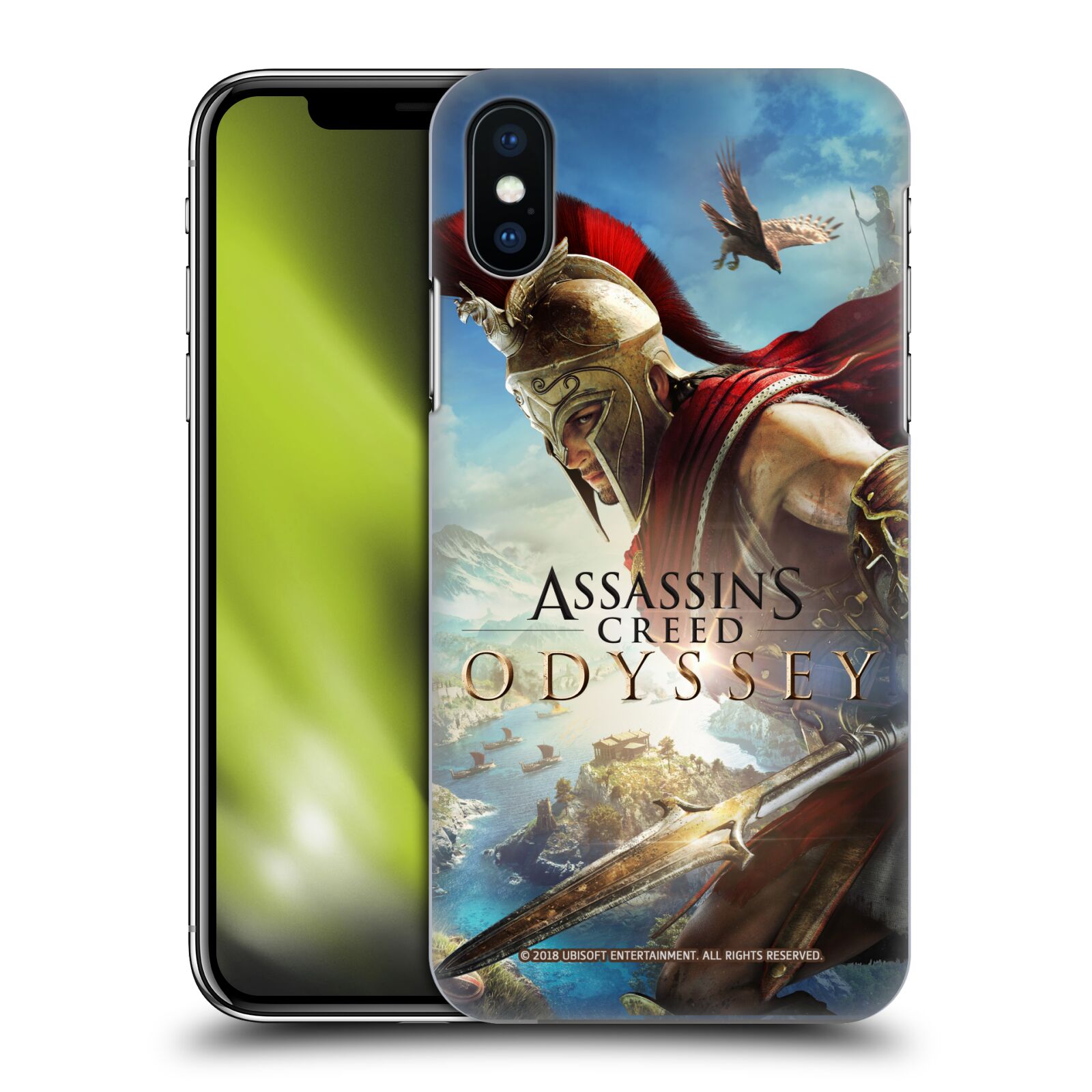 Pouzdro na mobil Apple Iphone X/XS - HEAD CASE - Assassins Creed Odyssey Alexios a Ikaros