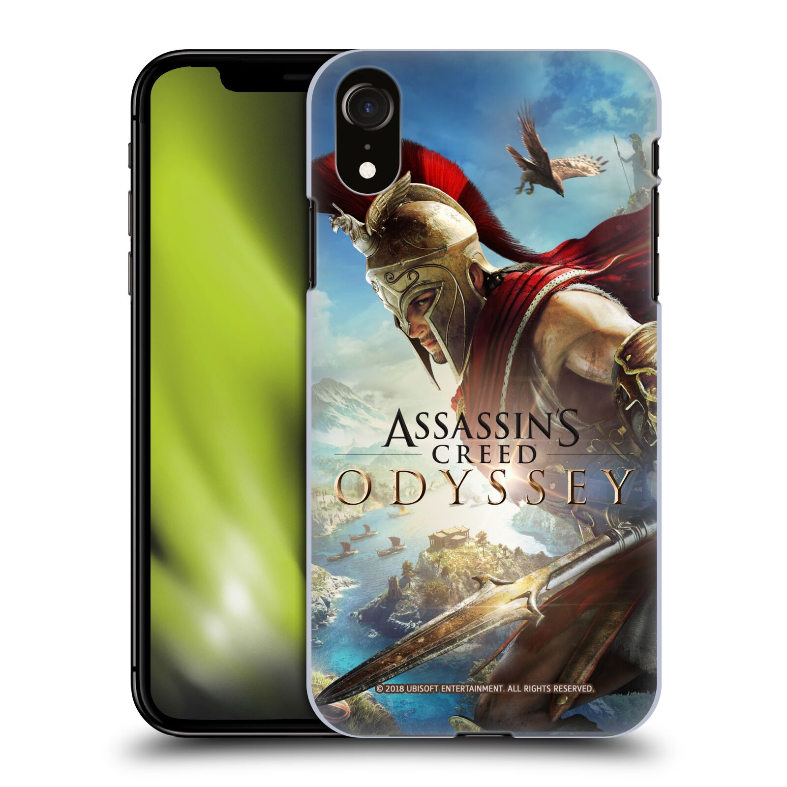 Pouzdro na mobil Apple Iphone XR - HEAD CASE - Assassins Creed Odyssey Alexios a Ikaros