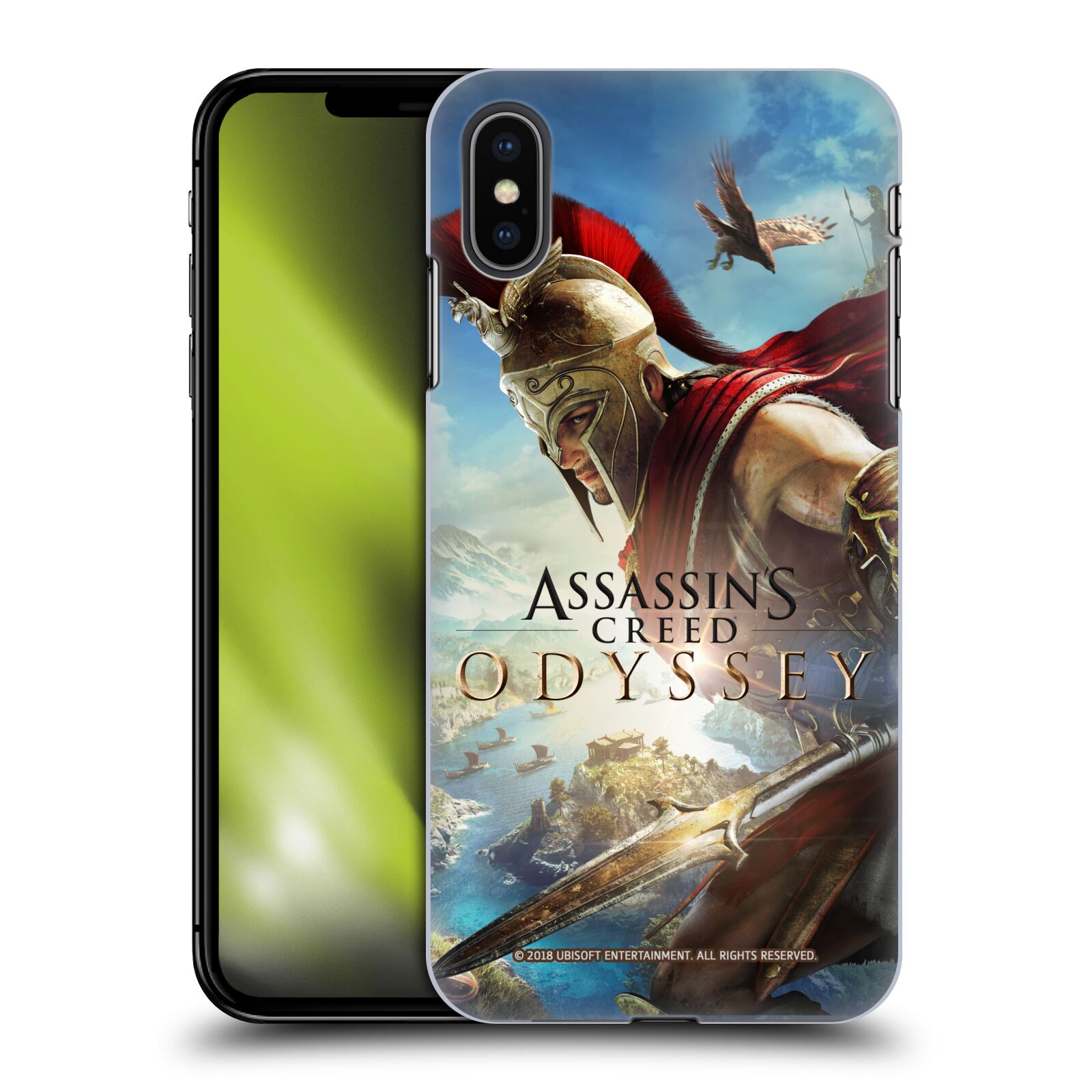 Pouzdro na mobil Apple Iphone XS MAX - HEAD CASE - Assassins Creed Odyssey Alexios a Ikaros