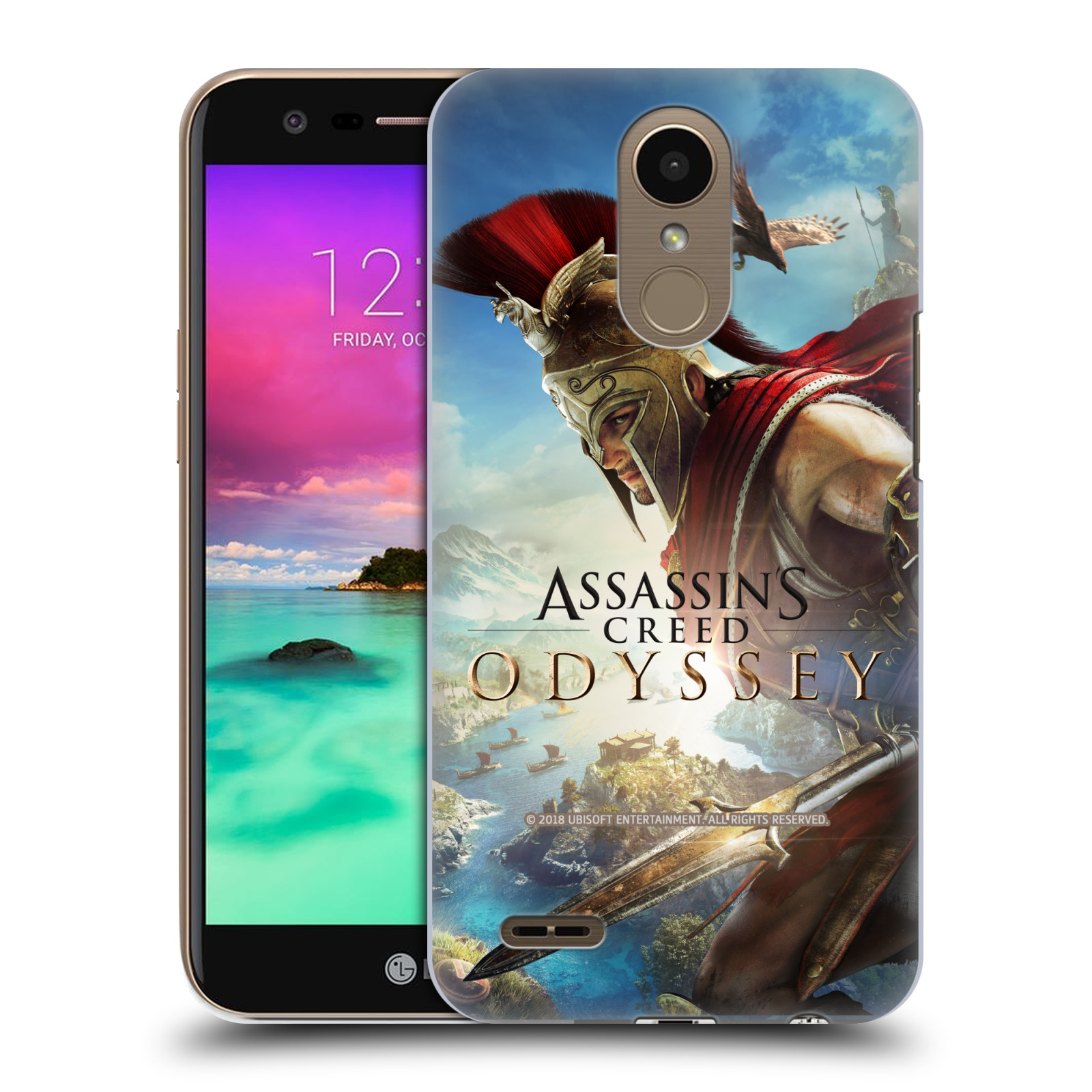 Pouzdro na mobil LG K10 2017 / K10 2017 DUAL SIM - HEAD CASE - Assassins Creed Odyssey Alexios a Ikaros