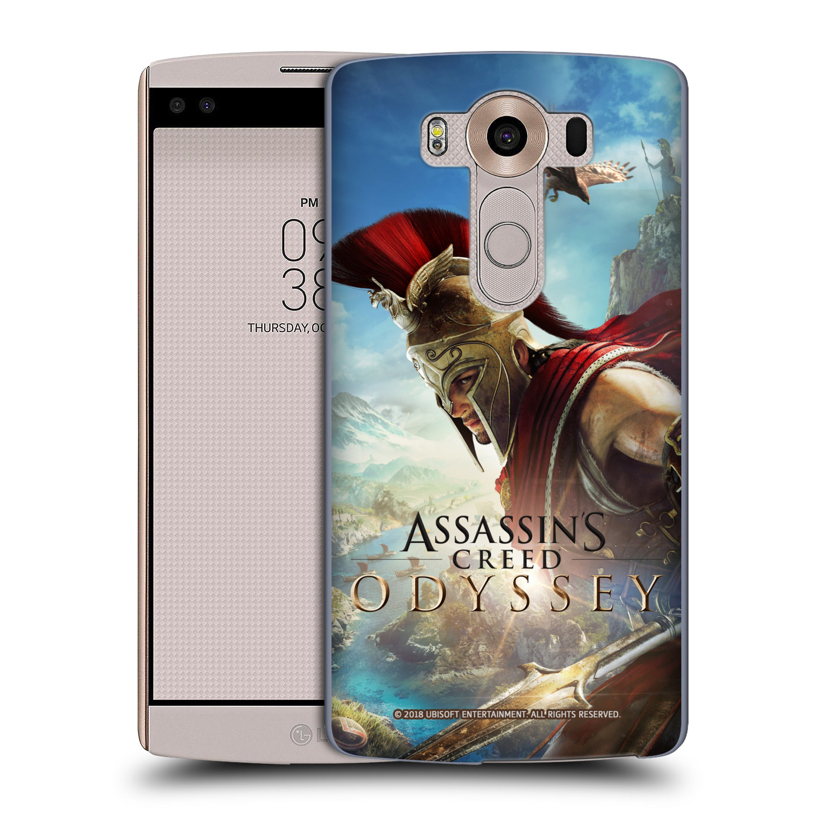 Pouzdro na mobil LG V10 - HEAD CASE - Assassins Creed Odyssey Alexios a Ikaros