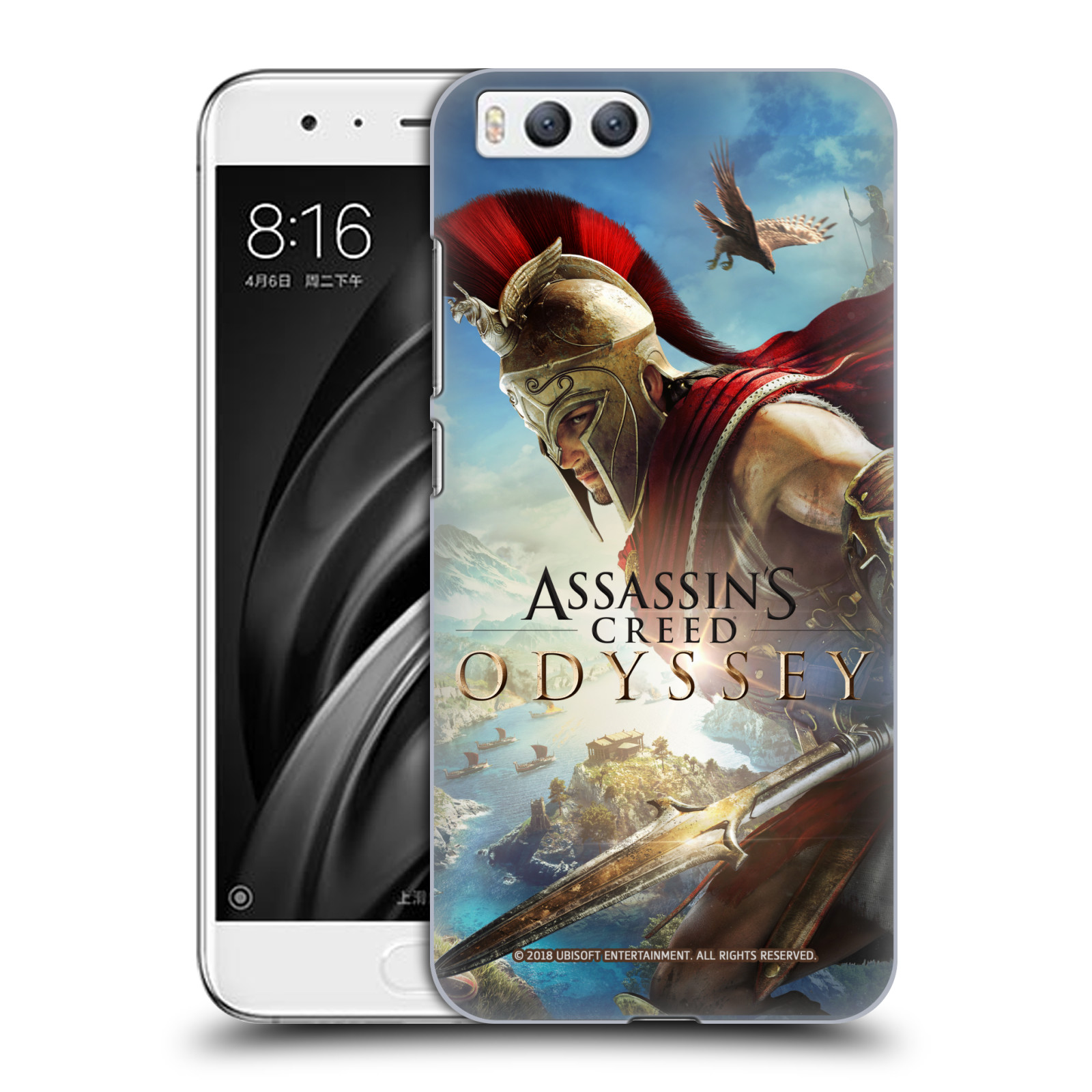 Pouzdro na mobil Xiaomi MI6 - HEAD CASE - Assassins Creed Odyssey Alexios a Ikaros