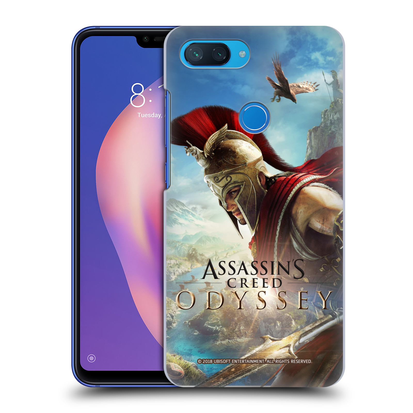 Pouzdro na mobil Xiaomi  Mi 8 Lite - HEAD CASE - Assassins Creed Odyssey Alexios a Ikaros