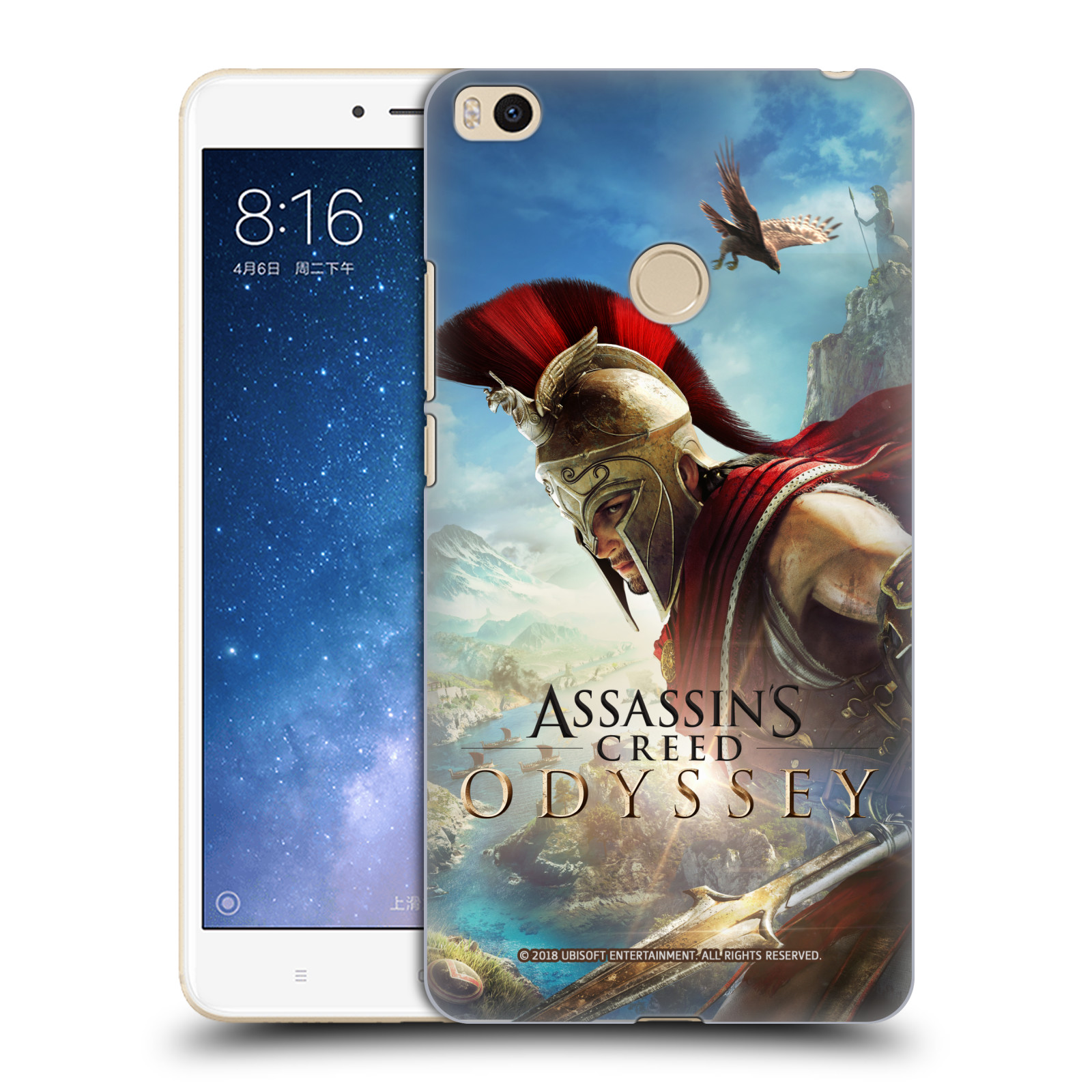 Pouzdro na mobil Xiaomi Mi Max 2 - HEAD CASE - Assassins Creed Odyssey Alexios a Ikaros