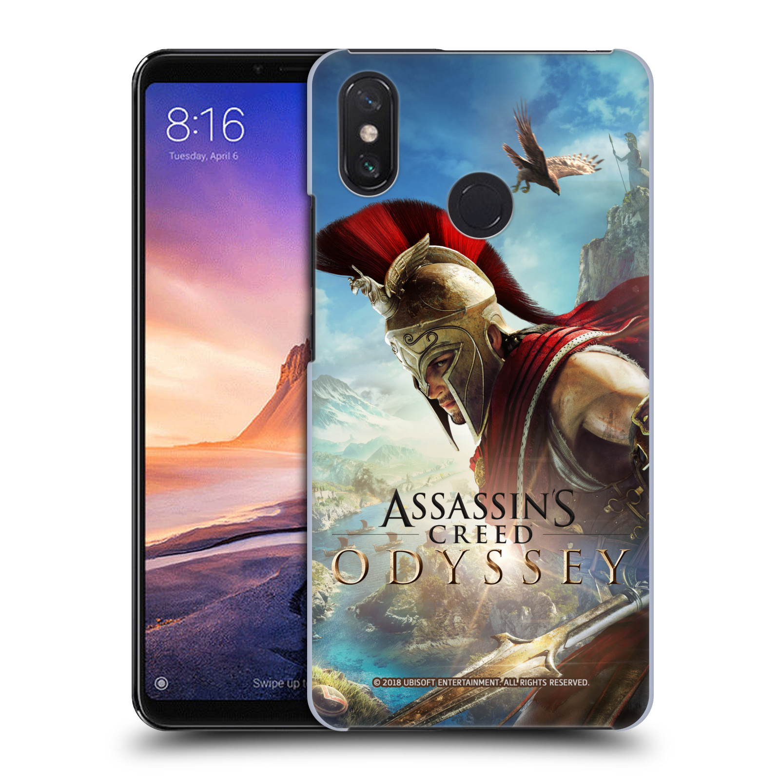 Pouzdro na mobil Xiaomi Mi Max 3 - HEAD CASE - Assassins Creed Odyssey Alexios a Ikaros