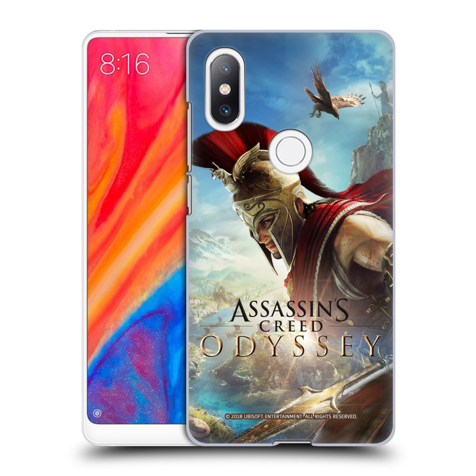 Pouzdro na mobil Xiaomi Mi Mix 2S - HEAD CASE - Assassins Creed Odyssey Alexios a Ikaros