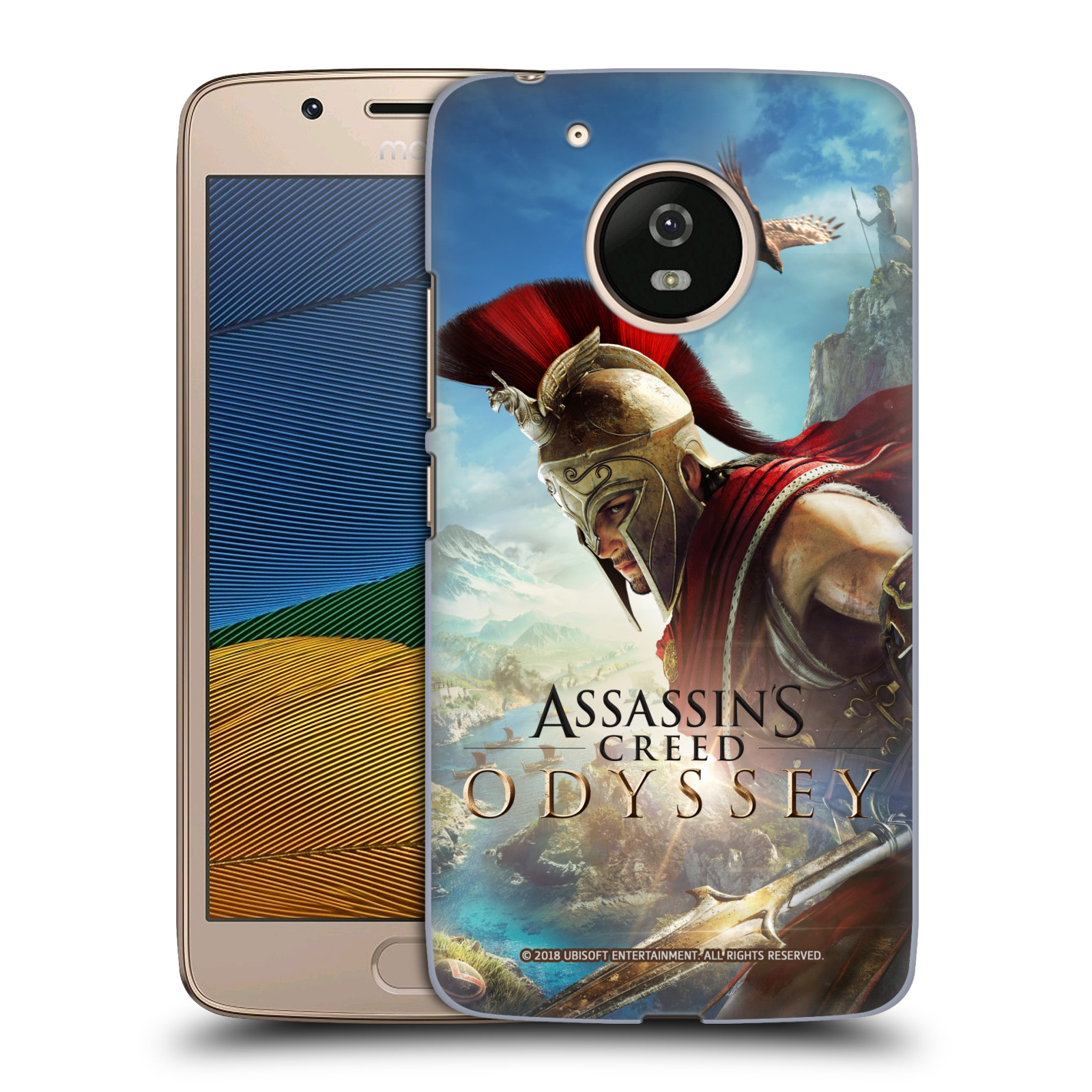 Pouzdro na mobil Lenovo Moto G5 - HEAD CASE - Assassins Creed Odyssey Alexios a Ikaros