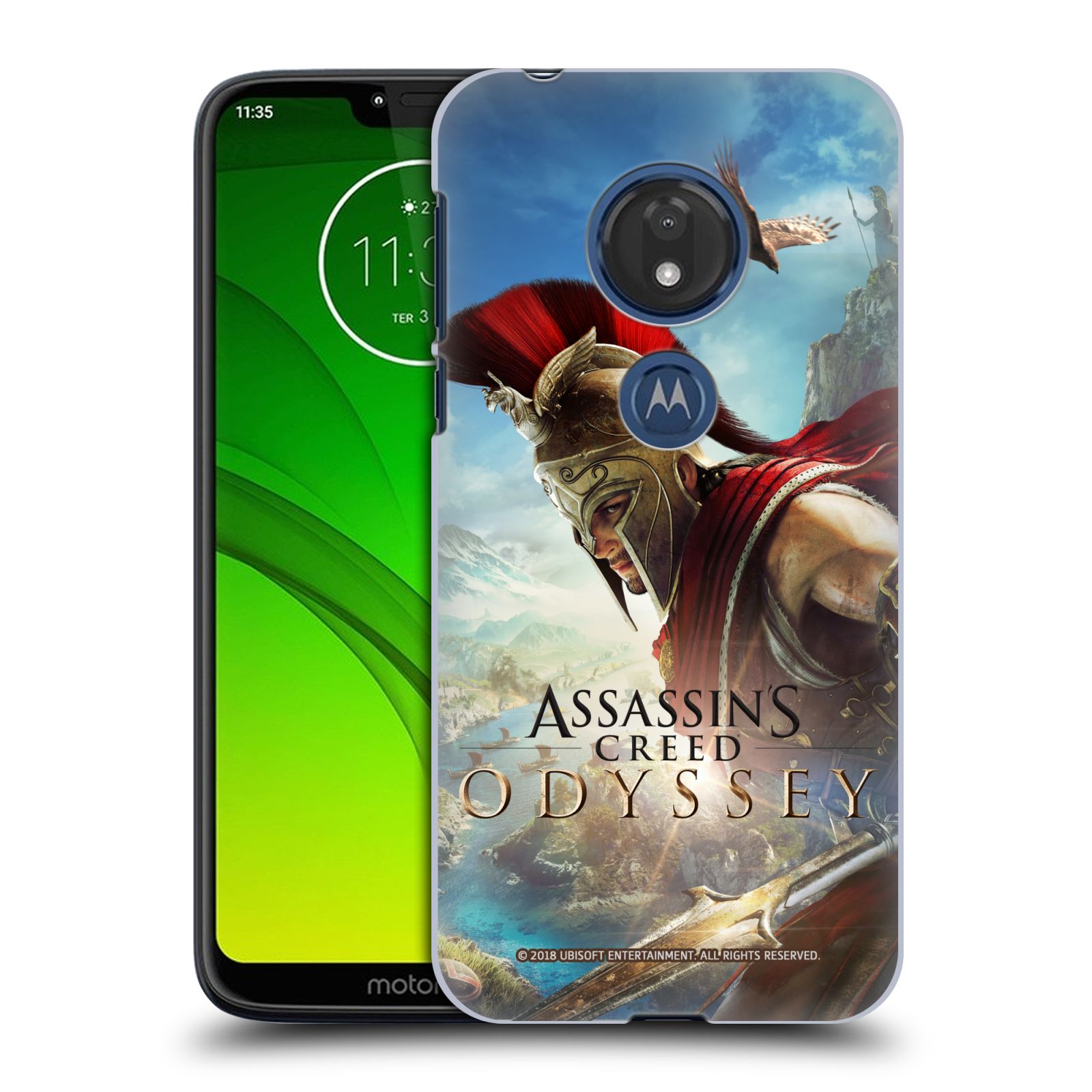 Pouzdro na mobil Motorola Moto G7 Play - HEAD CASE - Assassins Creed Odyssey Alexios a Ikaros