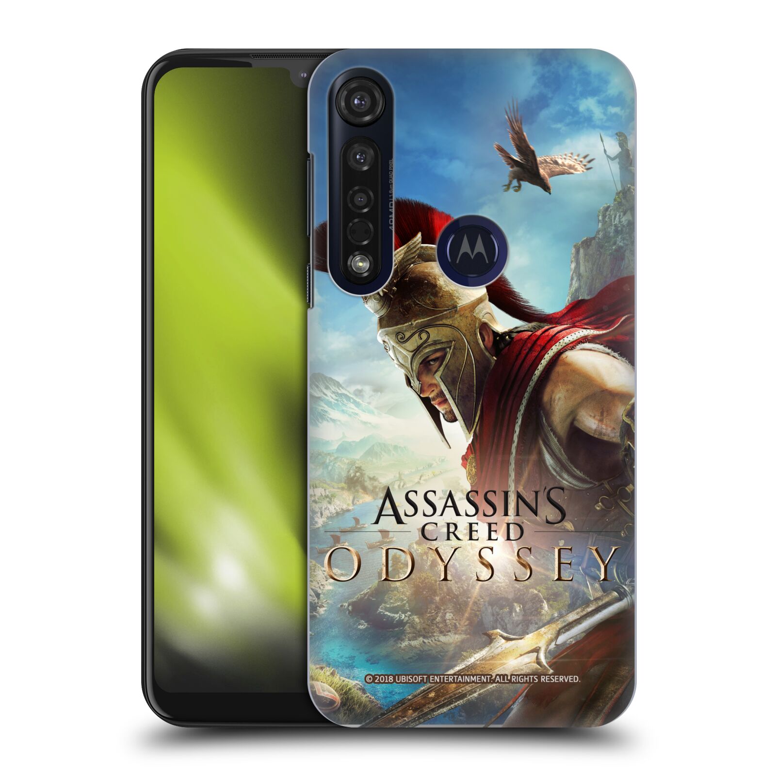Pouzdro na mobil Motorola Moto G8 PLUS - HEAD CASE - Assassins Creed Odyssey Alexios a Ikaros