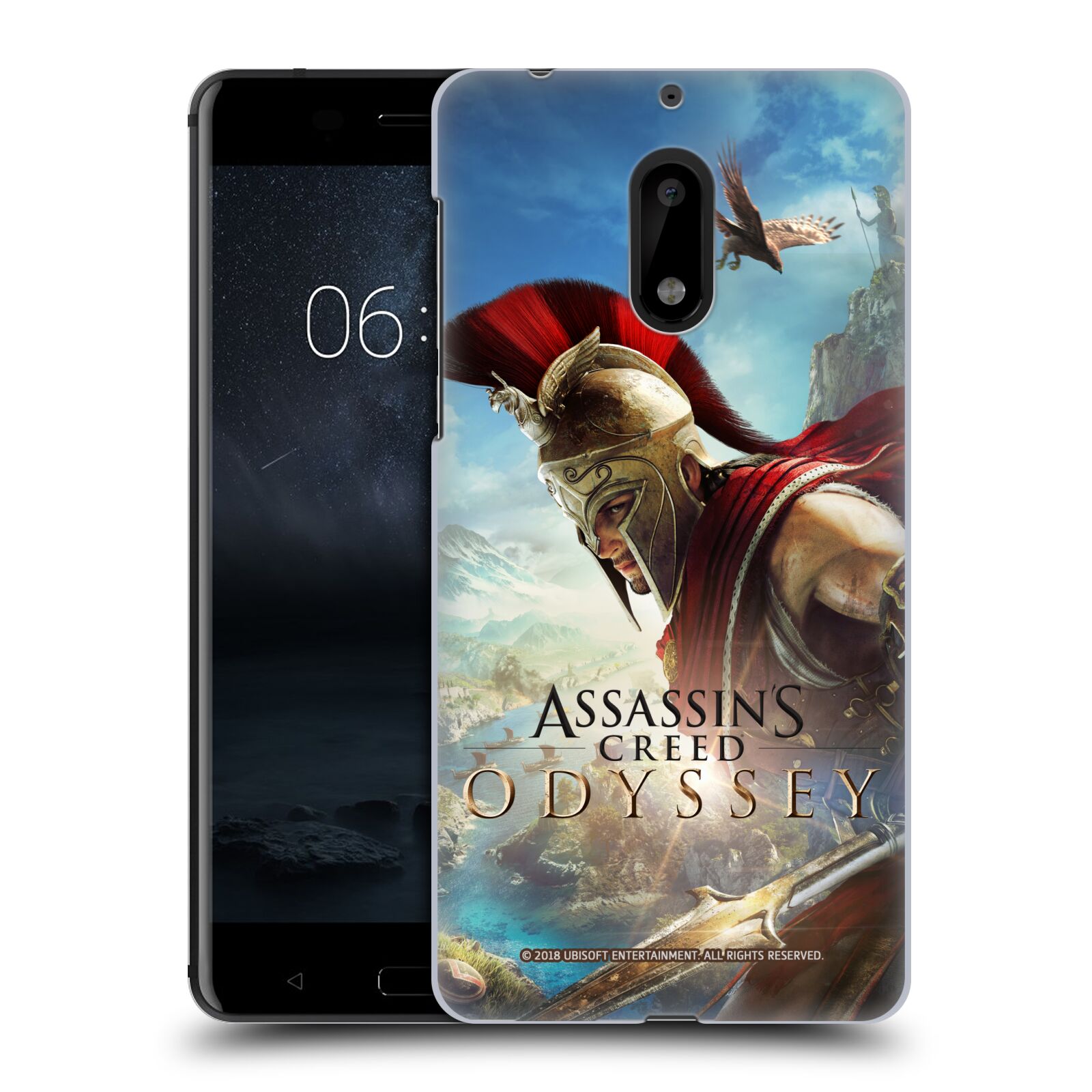 Pouzdro na mobil Nokia 6 - HEAD CASE - Assassins Creed Odyssey Alexios a Ikaros