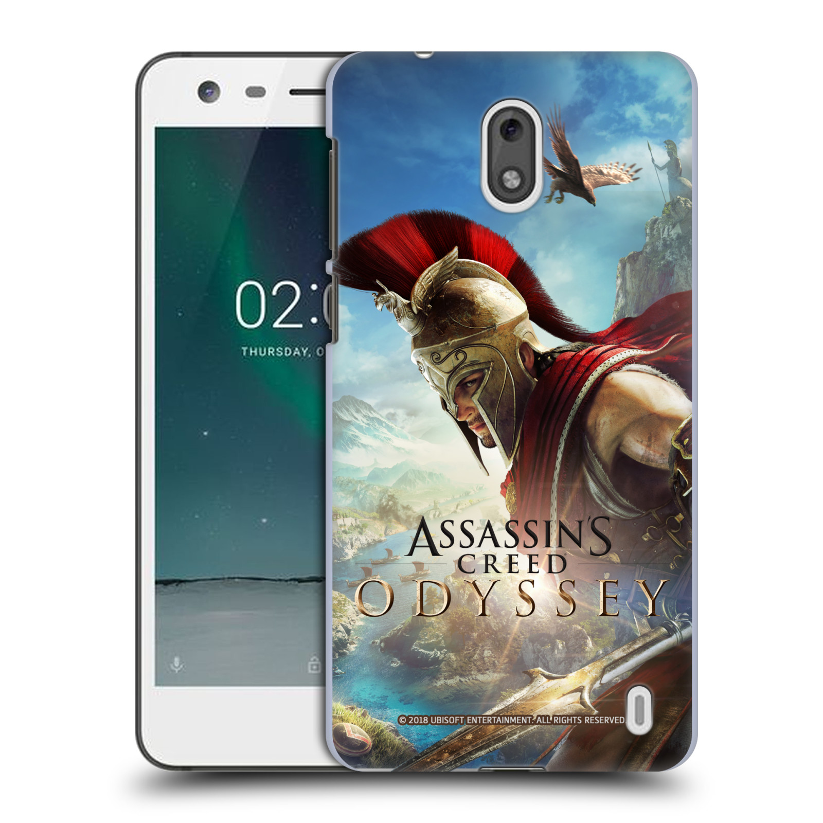 Pouzdro na mobil Nokia 2 - HEAD CASE - Assassins Creed Odyssey Alexios a Ikaros