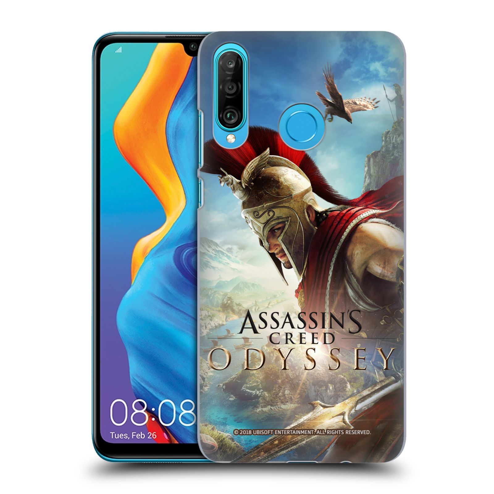 Pouzdro na mobil Huawei P30 LITE - HEAD CASE - Assassins Creed Odyssey Alexios a Ikaros