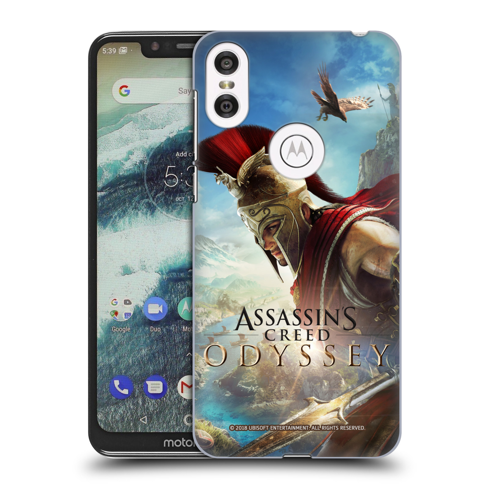Pouzdro na mobil Motorola Moto ONE - HEAD CASE - Assassins Creed Odyssey Alexios a Ikaros