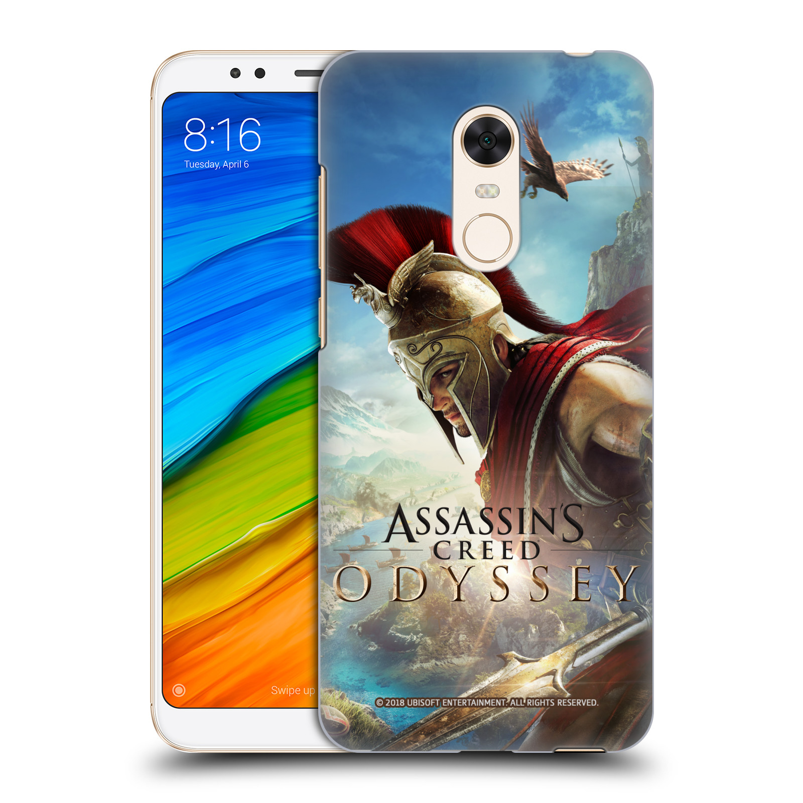 Pouzdro na mobil Xiaomi Redmi 5 PLUS (REDMI 5+) - HEAD CASE - Assassins Creed Odyssey Alexios a Ikaros